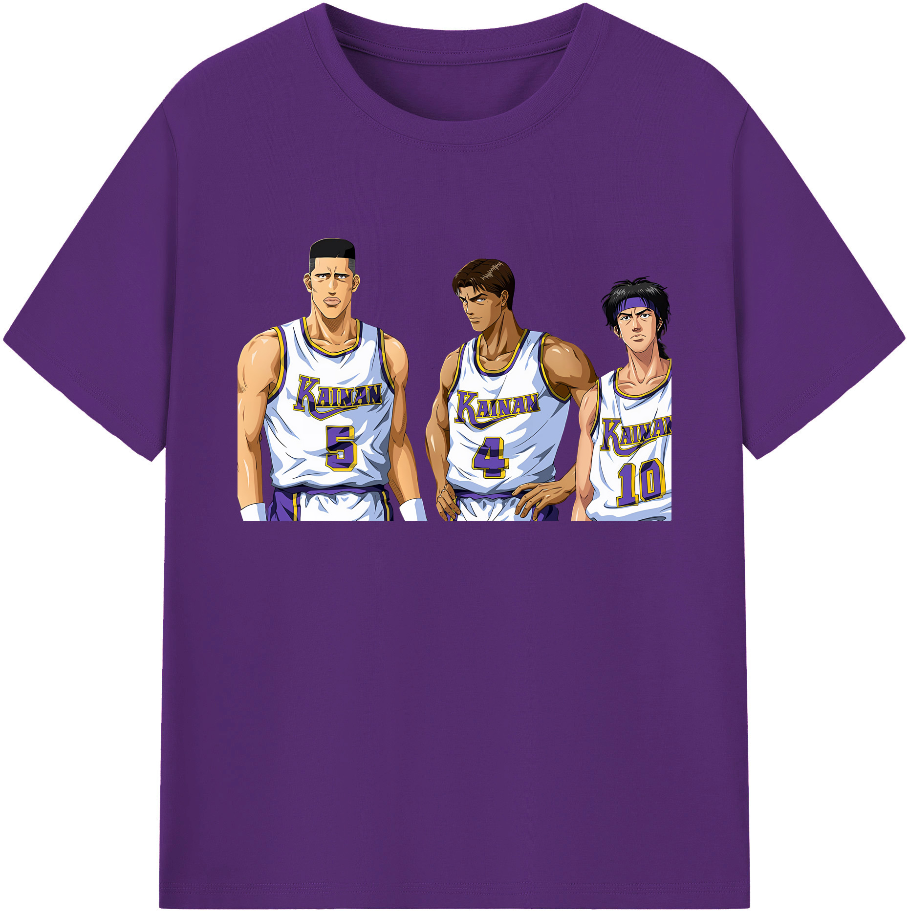 （画像用） SLAM DUNK／スラムダンク 綿100％ メンズ半袖Tシャツ｜肌触りやわらか＆通気性