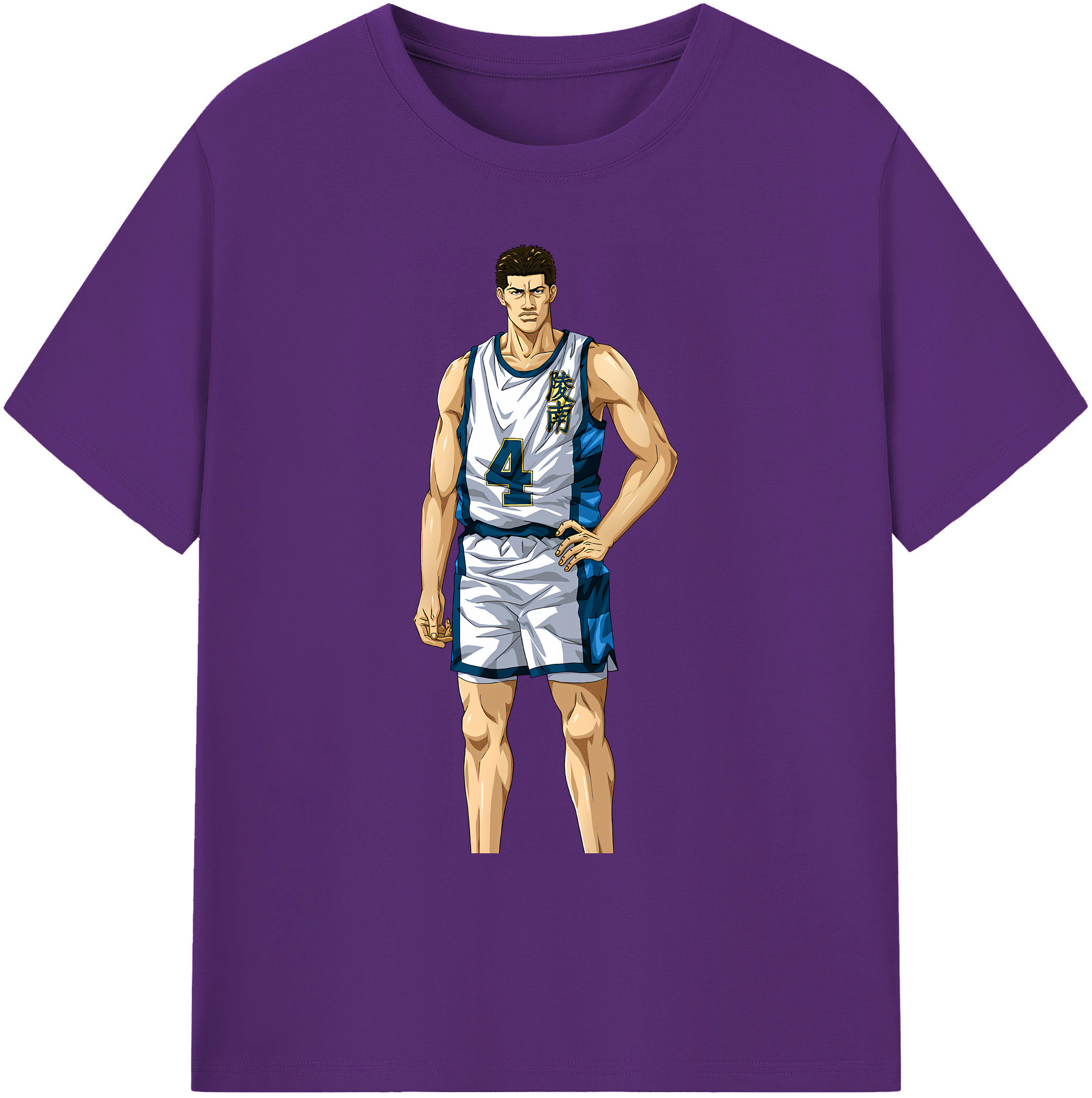 （画像用） SLAM DUNK／スラムダンク 綿100％ メンズ半袖Tシャツ｜肌触りやわらか＆通気性