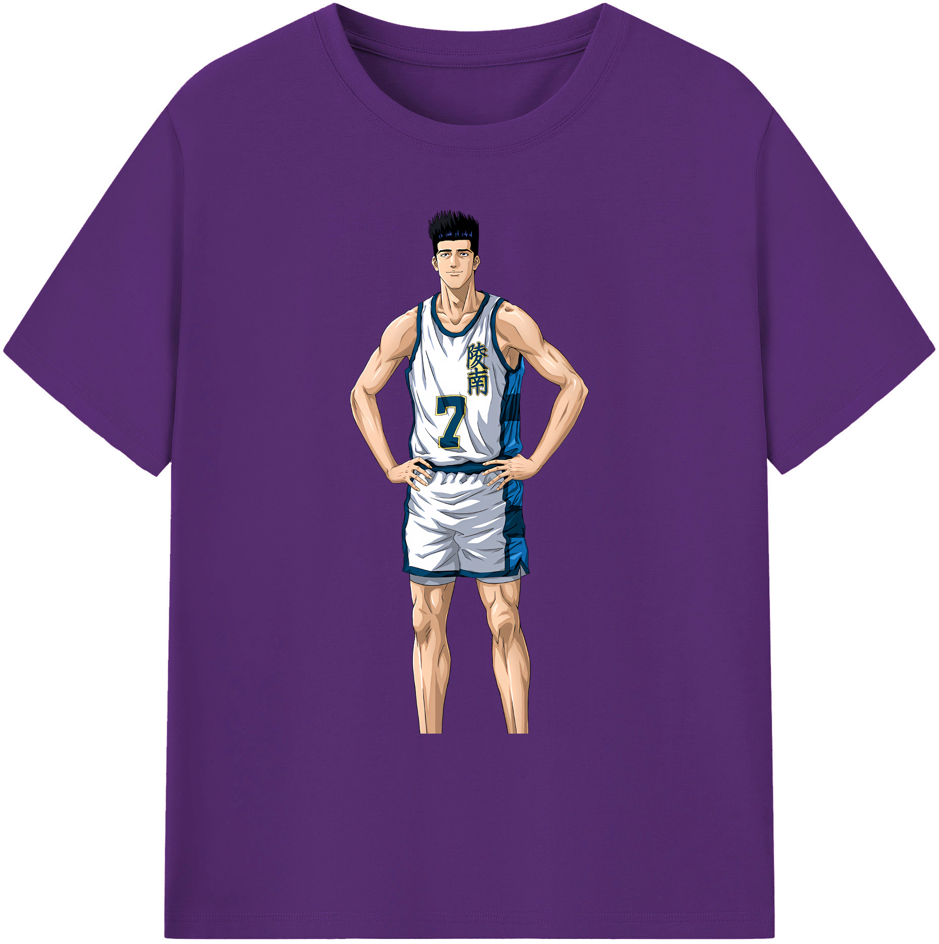 （画像用） SLAM DUNK／スラムダンク 綿100％ メンズ半袖Tシャツ｜肌触りやわらか＆通気性