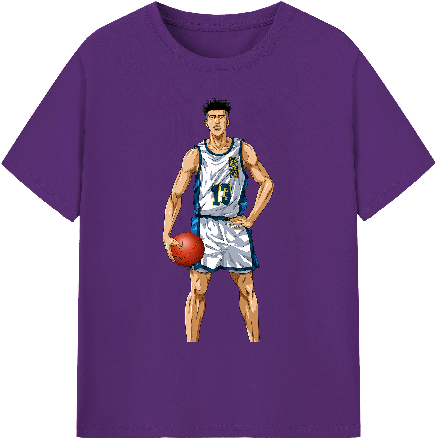 （画像用） SLAM DUNK／スラムダンク 綿100％ メンズ半袖Tシャツ｜肌触りやわらか＆通気性