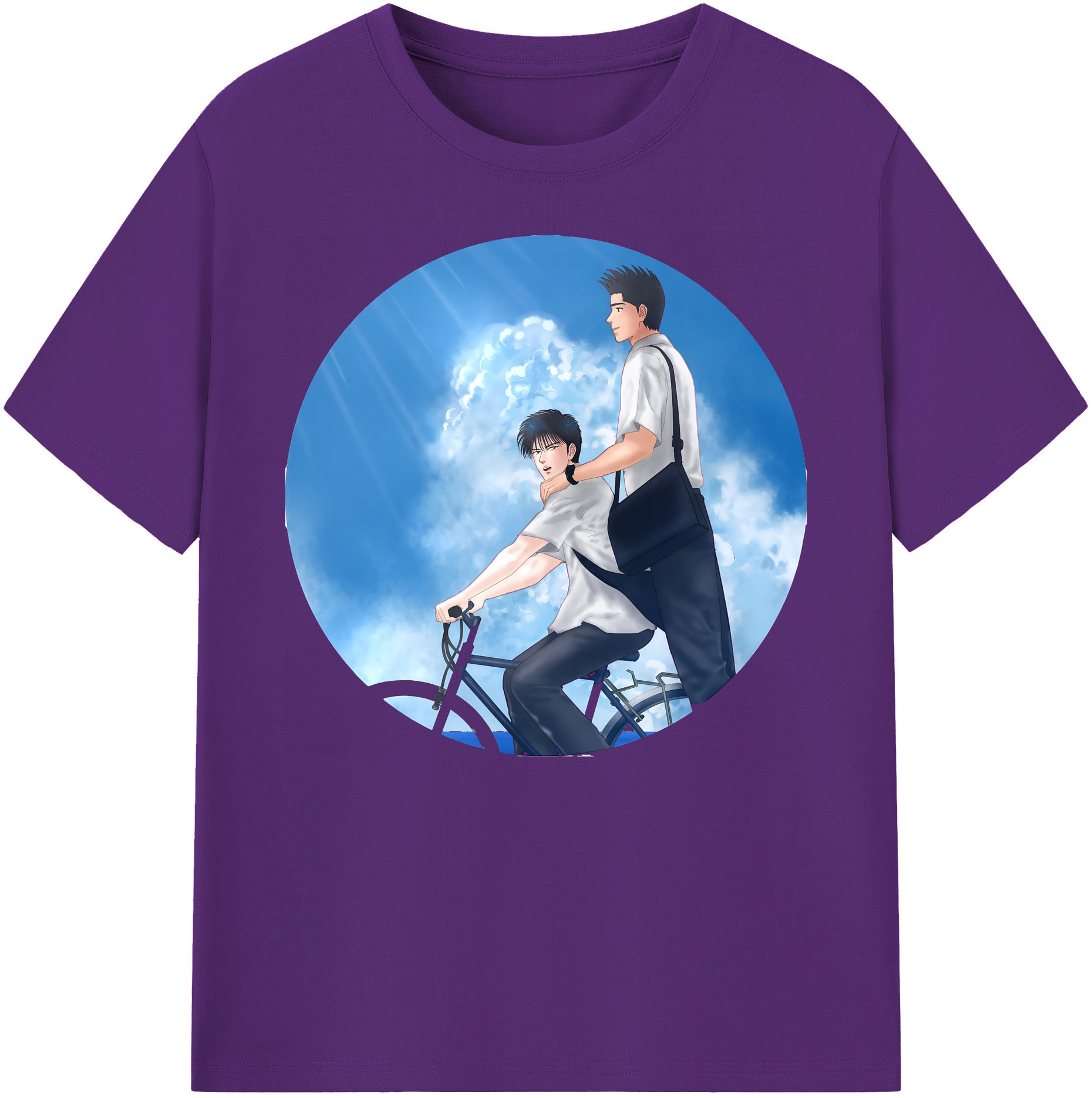（画像用） SLAM DUNK／スラムダンク 綿100％ メンズ半袖Tシャツ｜肌触りやわらか＆通気性