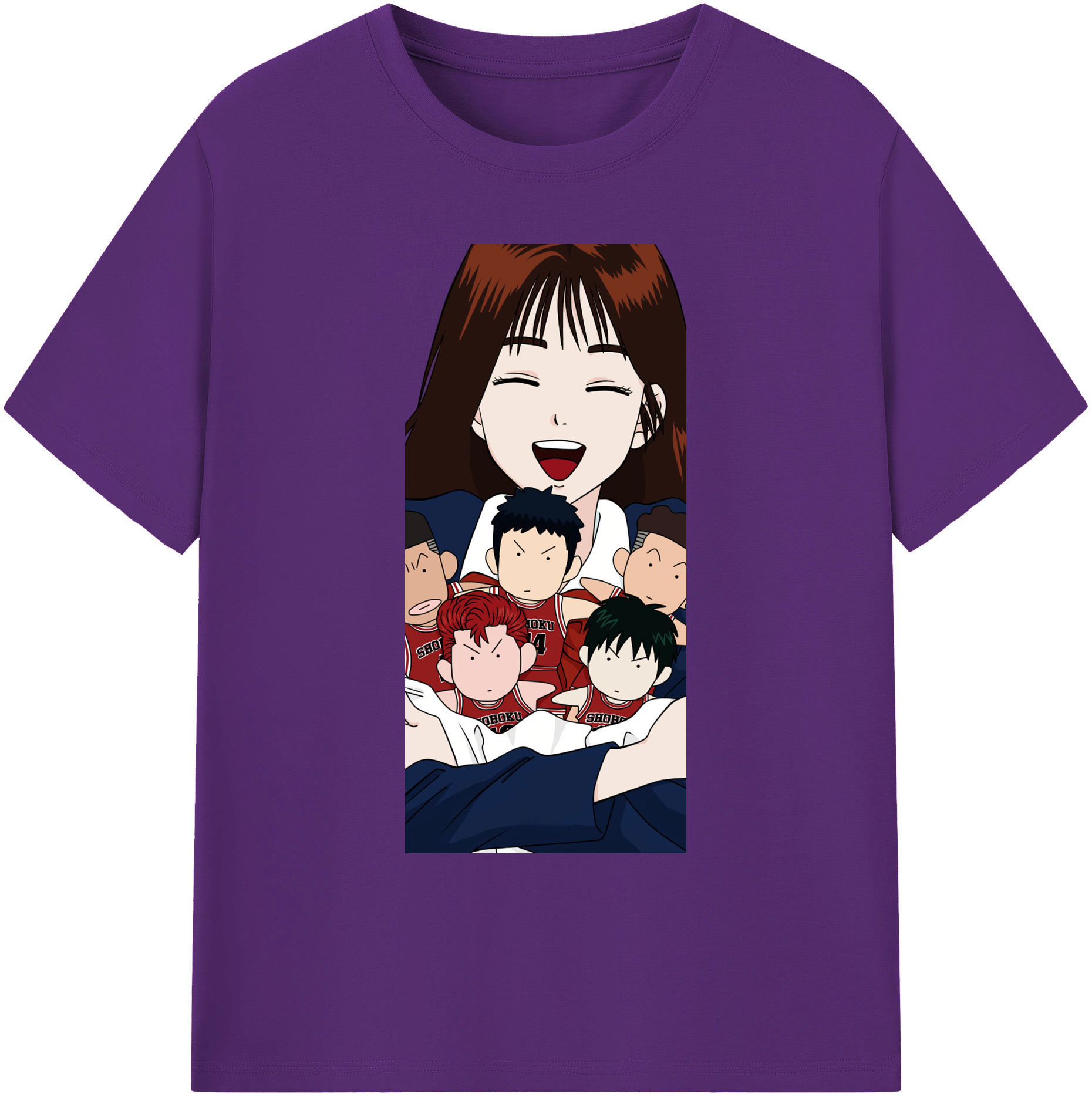 （画像用） SLAM DUNK／スラムダンク 綿100％ メンズ半袖Tシャツ｜肌触りやわらか＆通気性