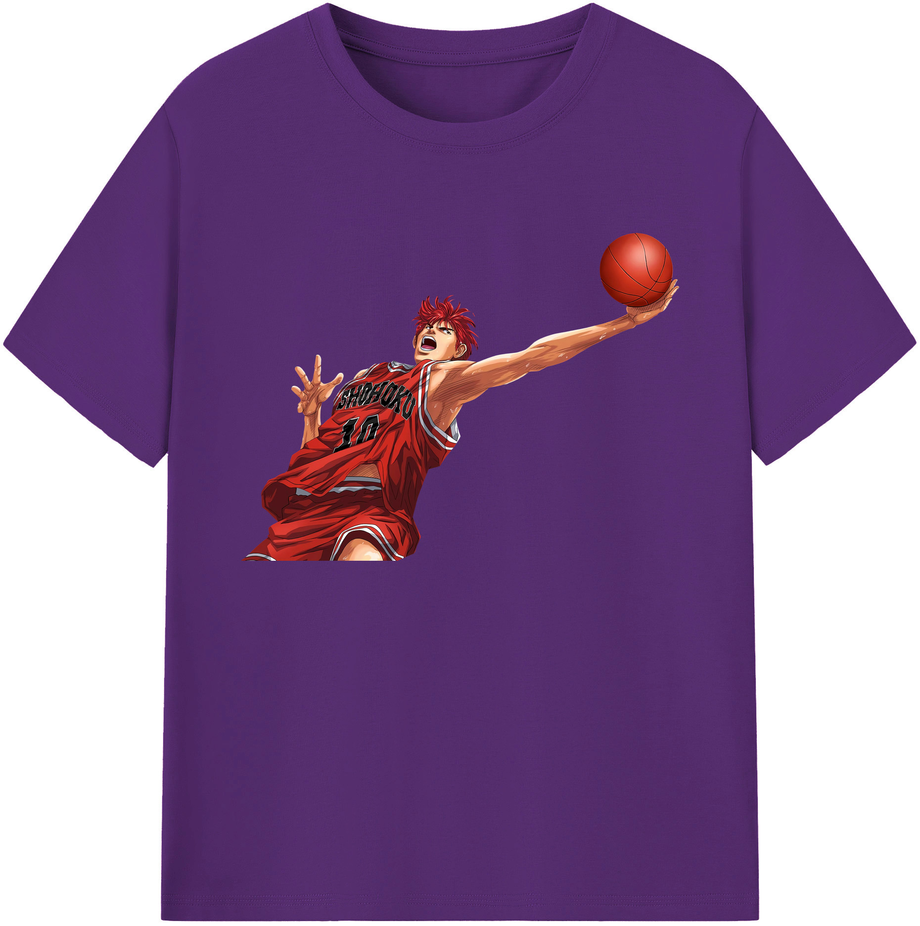 （画像用） SLAM DUNK／スラムダンク 綿100％ メンズ半袖Tシャツ｜肌触りやわらか＆通気性