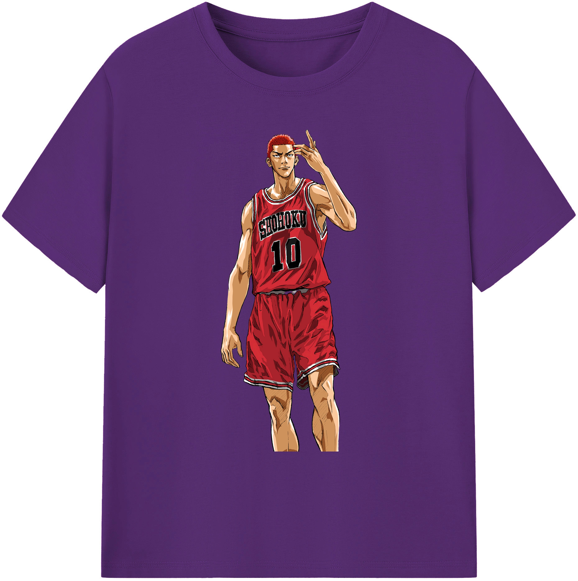 （画像用） SLAM DUNK／スラムダンク 綿100％ メンズ半袖Tシャツ｜肌触りやわらか＆通気性