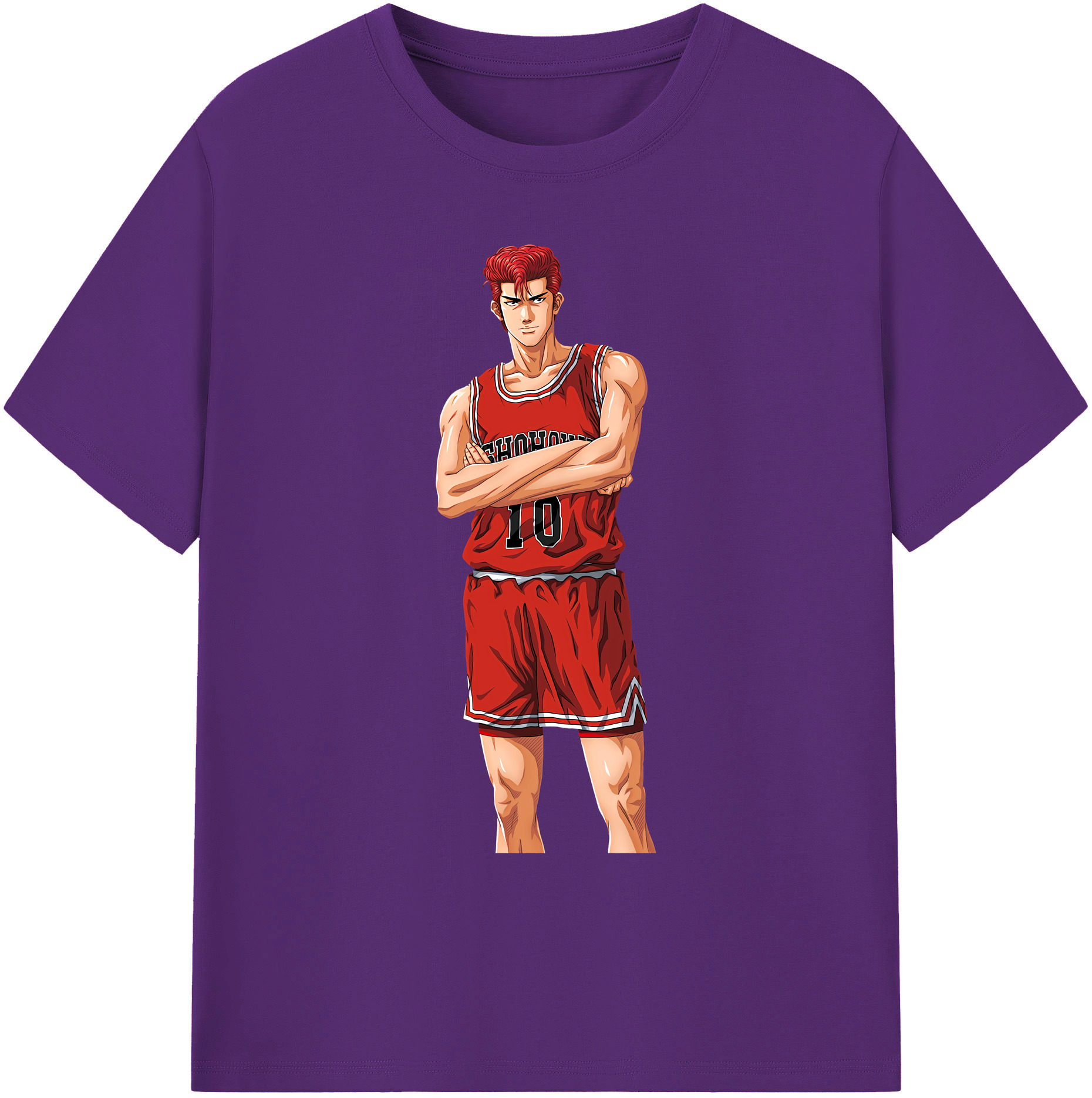 （画像用） SLAM DUNK／スラムダンク 綿100％ メンズ半袖Tシャツ｜肌触りやわらか＆通気性