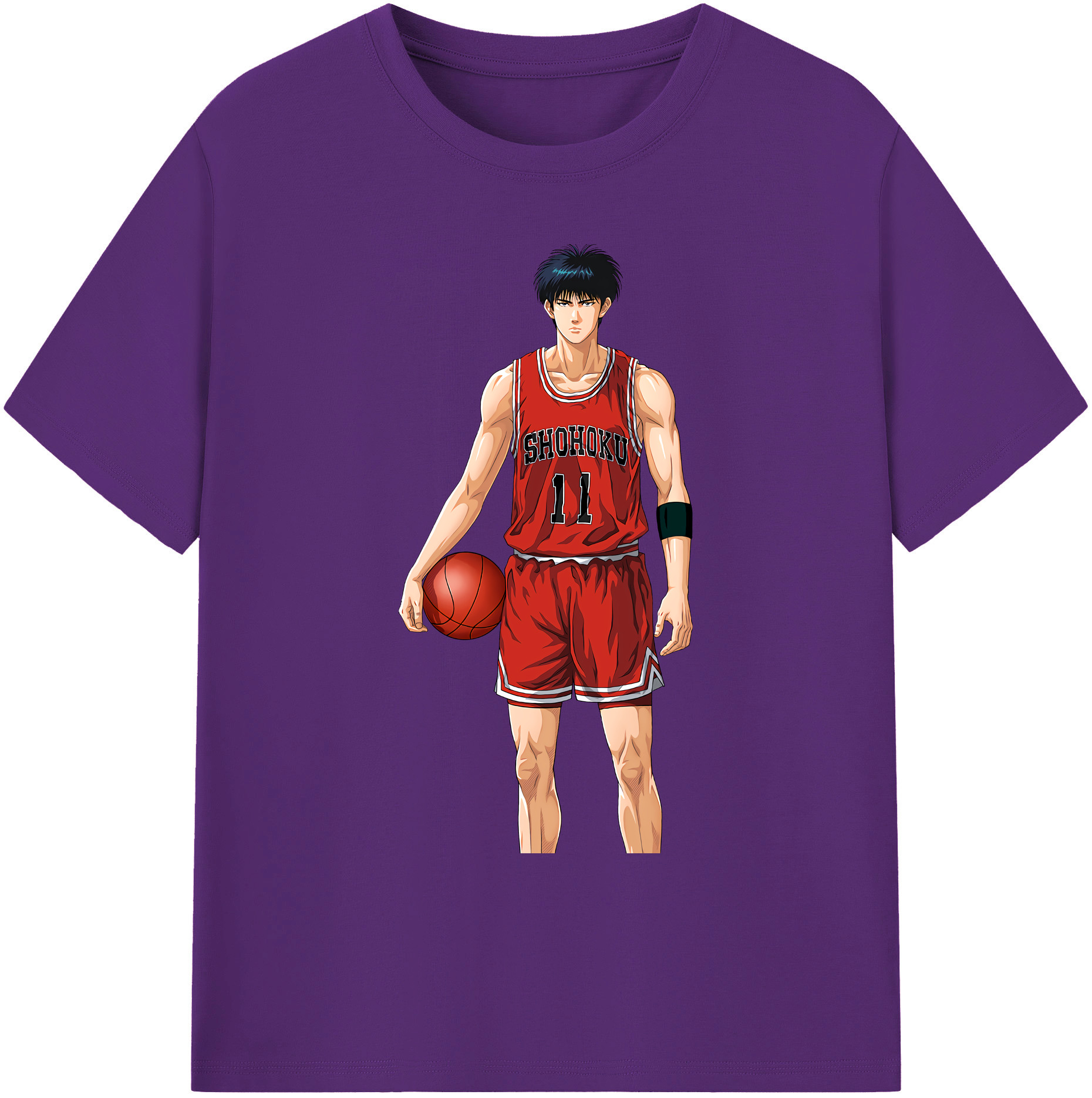 （画像用） SLAM DUNK／スラムダンク 綿100％ メンズ半袖Tシャツ｜肌触りやわらか＆通気性