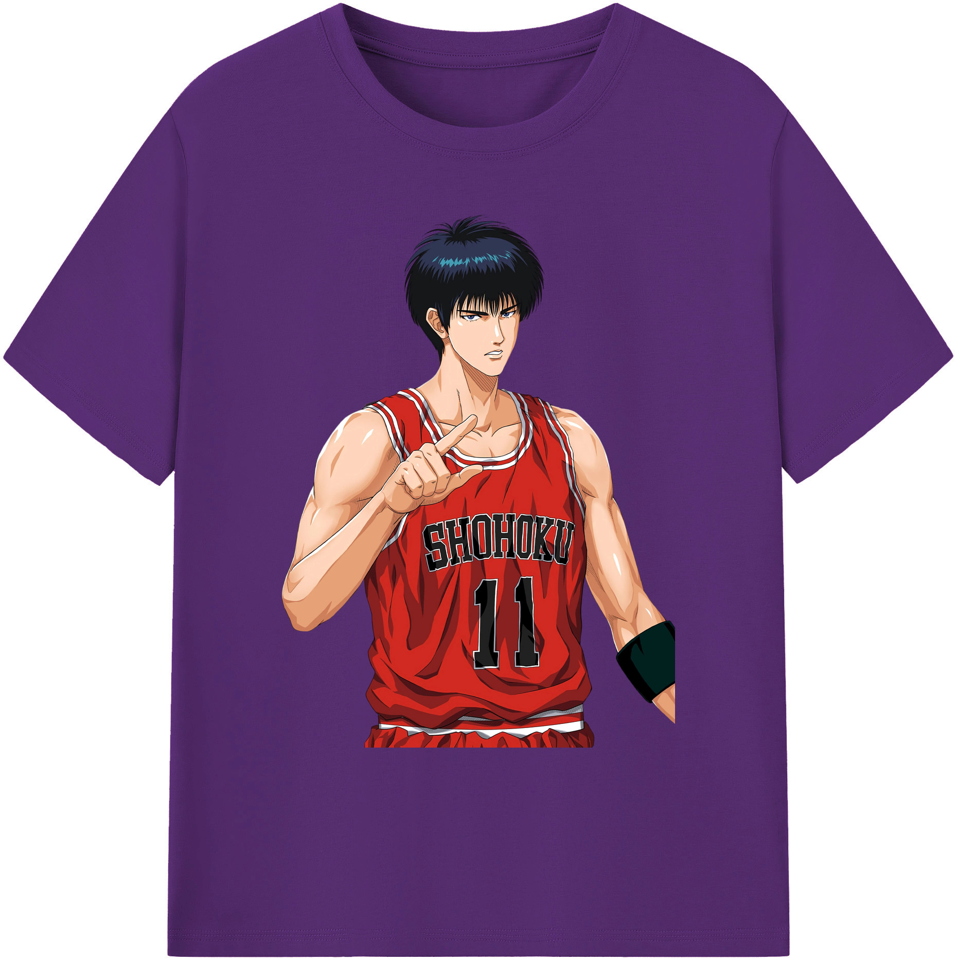 （画像用） SLAM DUNK／スラムダンク 綿100％ メンズ半袖Tシャツ｜肌触りやわらか＆通気性
