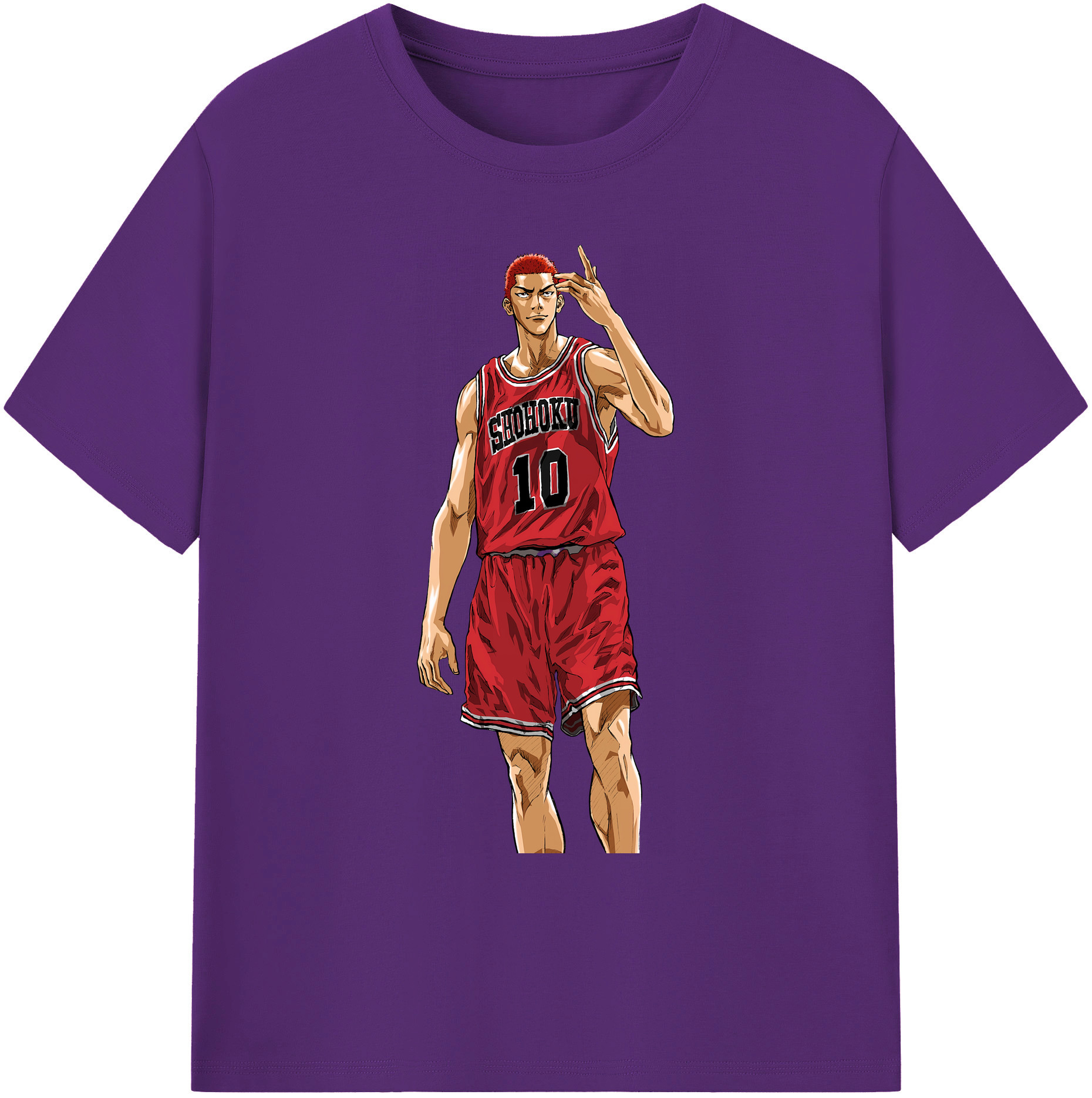 （画像用） SLAM DUNK／スラムダンク 綿100％ メンズ半袖Tシャツ｜肌触りやわらか＆通気性