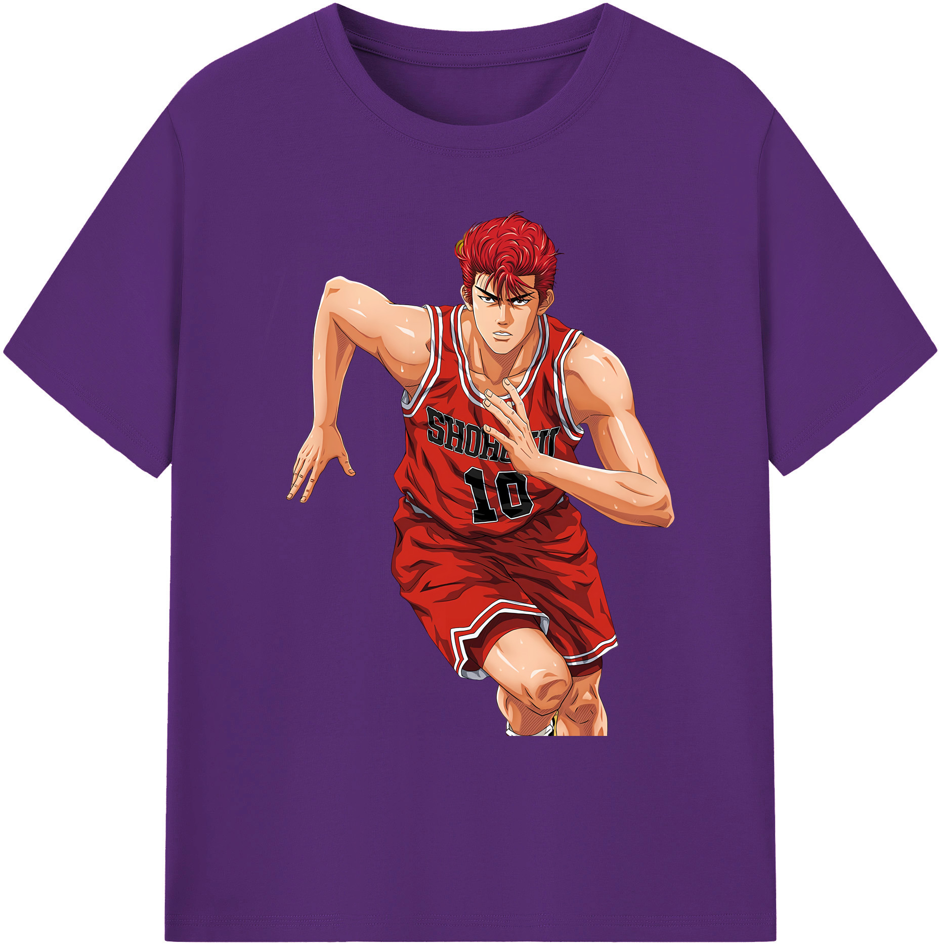 （画像用） SLAM DUNK／スラムダンク 綿100％ メンズ半袖Tシャツ｜肌触りやわらか＆通気性