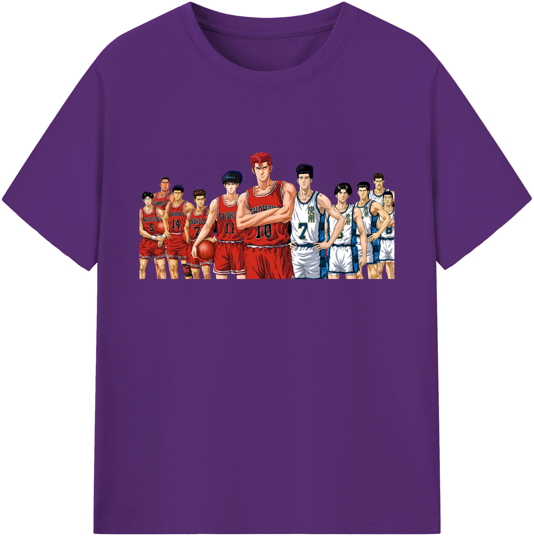 （画像用） SLAM DUNK／スラムダンク 綿100％ メンズ半袖Tシャツ｜肌触りやわらか＆通気性