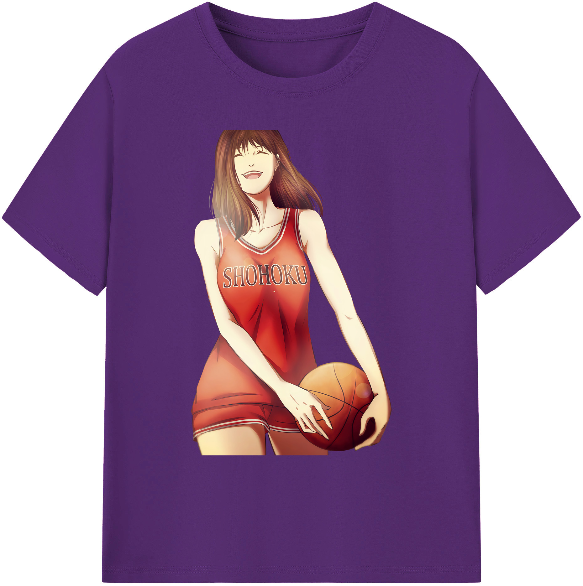 （画像用） SLAM DUNK／スラムダンク 綿100％ メンズ半袖Tシャツ｜肌触りやわらか＆通気性