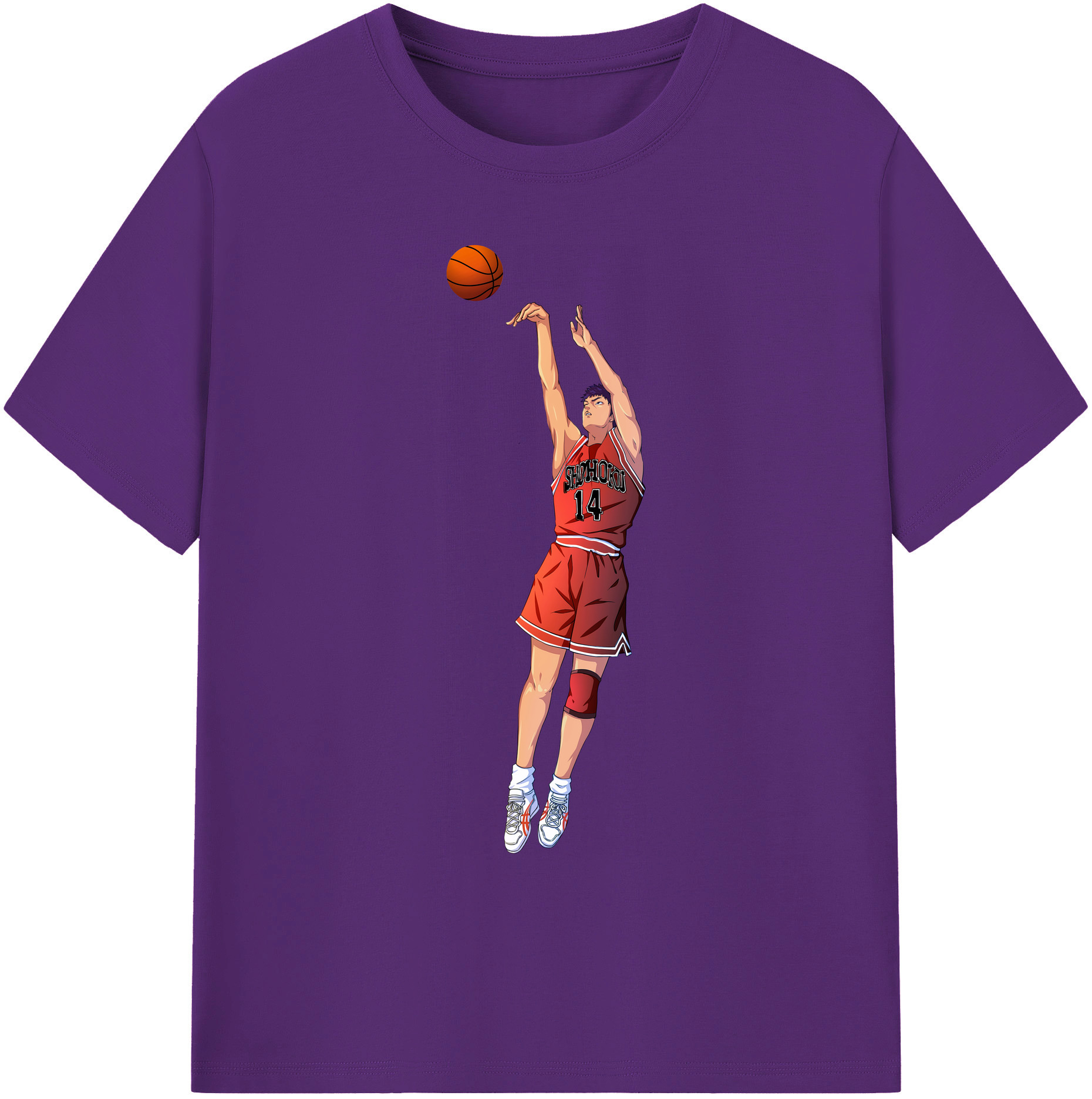 （画像用） SLAM DUNK／スラムダンク 綿100％ メンズ半袖Tシャツ｜肌触りやわらか＆通気性