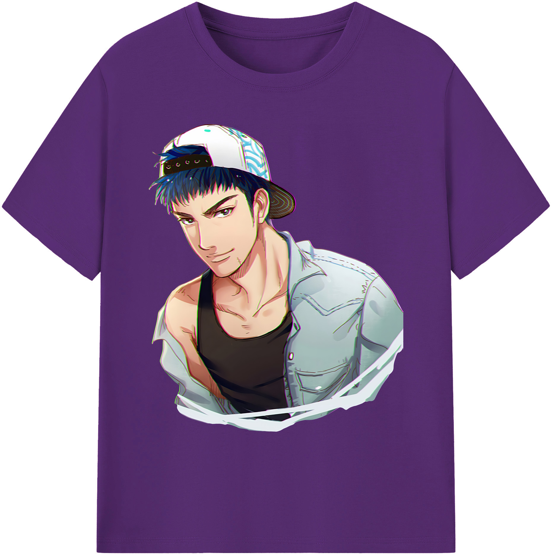 （画像用） SLAM DUNK／スラムダンク 綿100％ メンズ半袖Tシャツ｜肌触りやわらか＆通気性