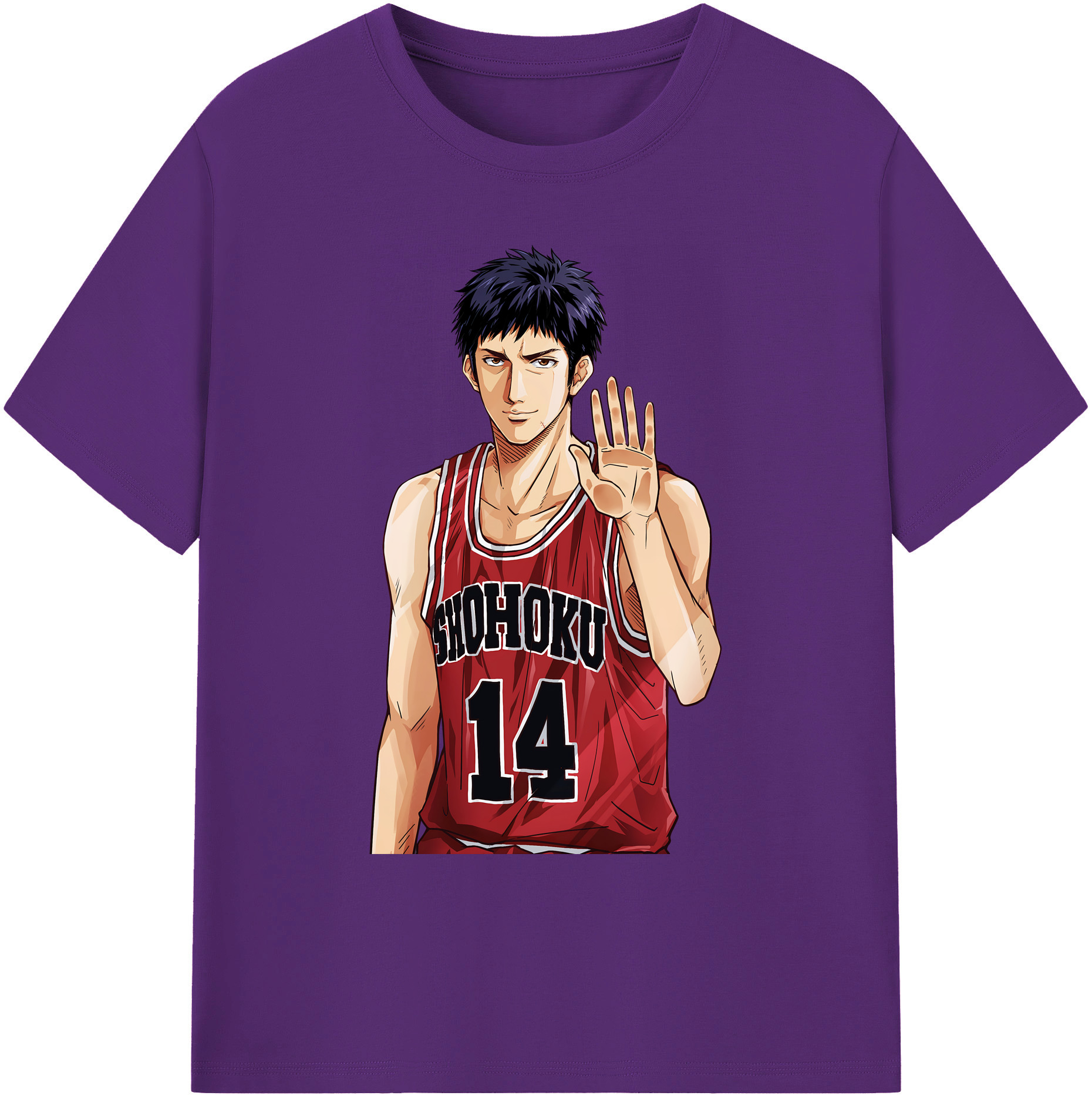 （画像用） SLAM DUNK／スラムダンク 綿100％ メンズ半袖Tシャツ｜肌触りやわらか＆通気性
