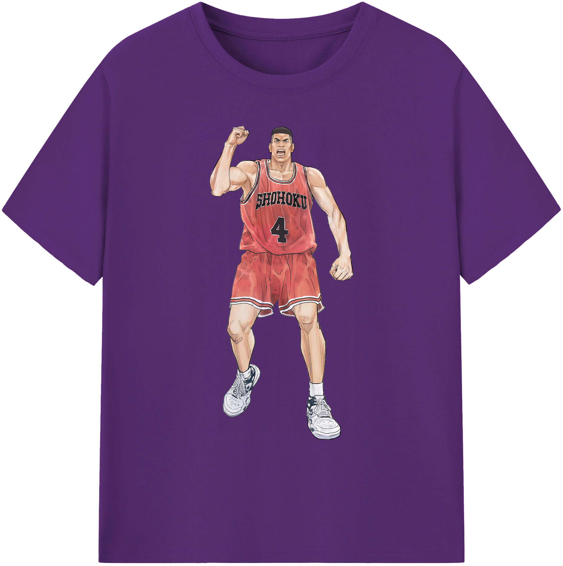 （画像用） SLAM DUNK／スラムダンク 綿100％ メンズ半袖Tシャツ｜肌触りやわらか＆通気性