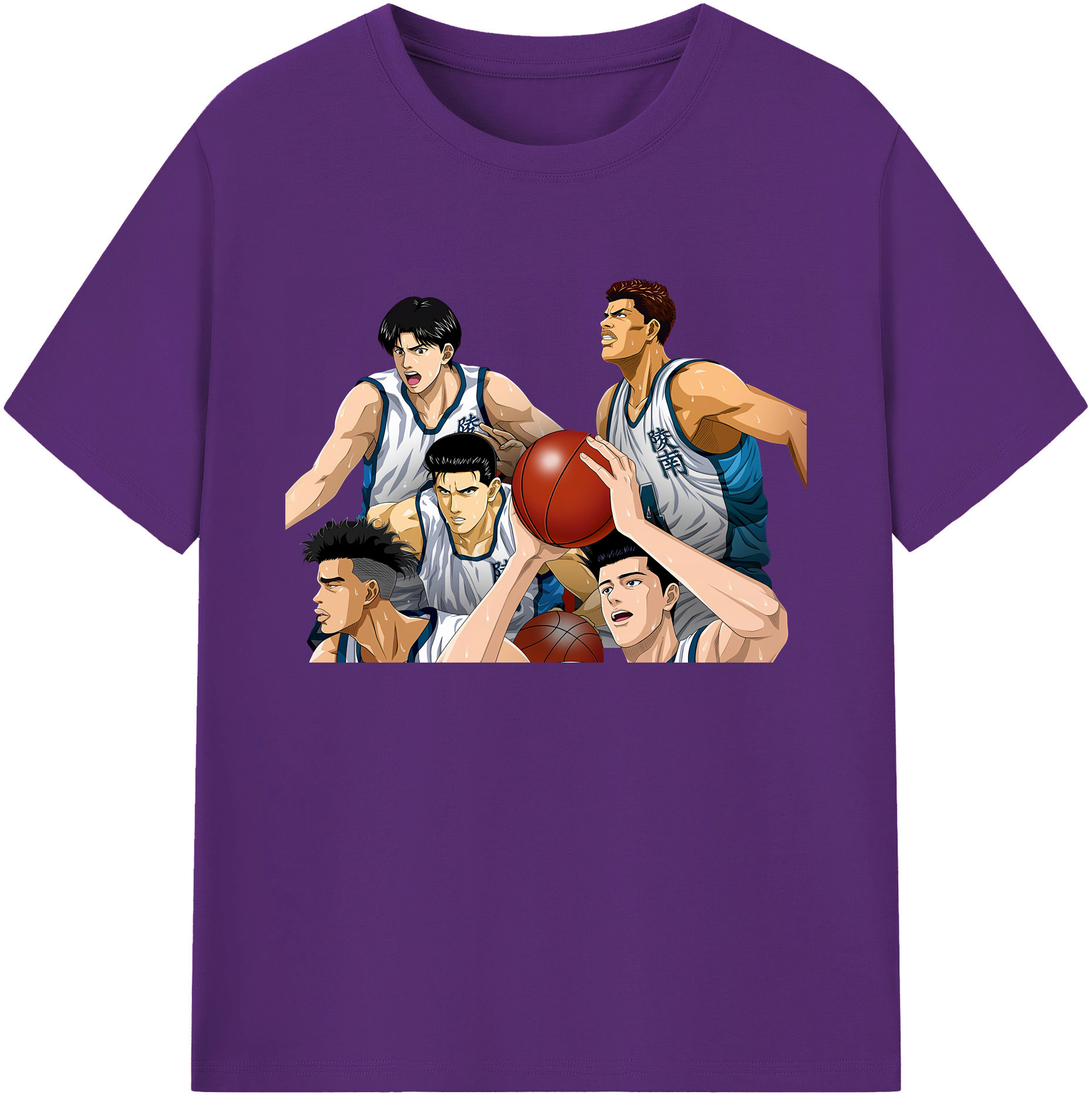 （画像用） SLAM DUNK／スラムダンク 綿100％ メンズ半袖Tシャツ｜肌触りやわらか＆通気性