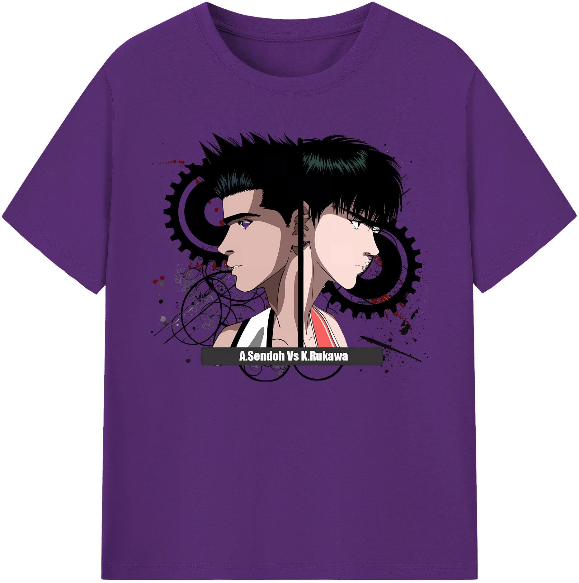 （画像用） SLAM DUNK／スラムダンク 綿100％ メンズ半袖Tシャツ｜肌触りやわらか＆通気性