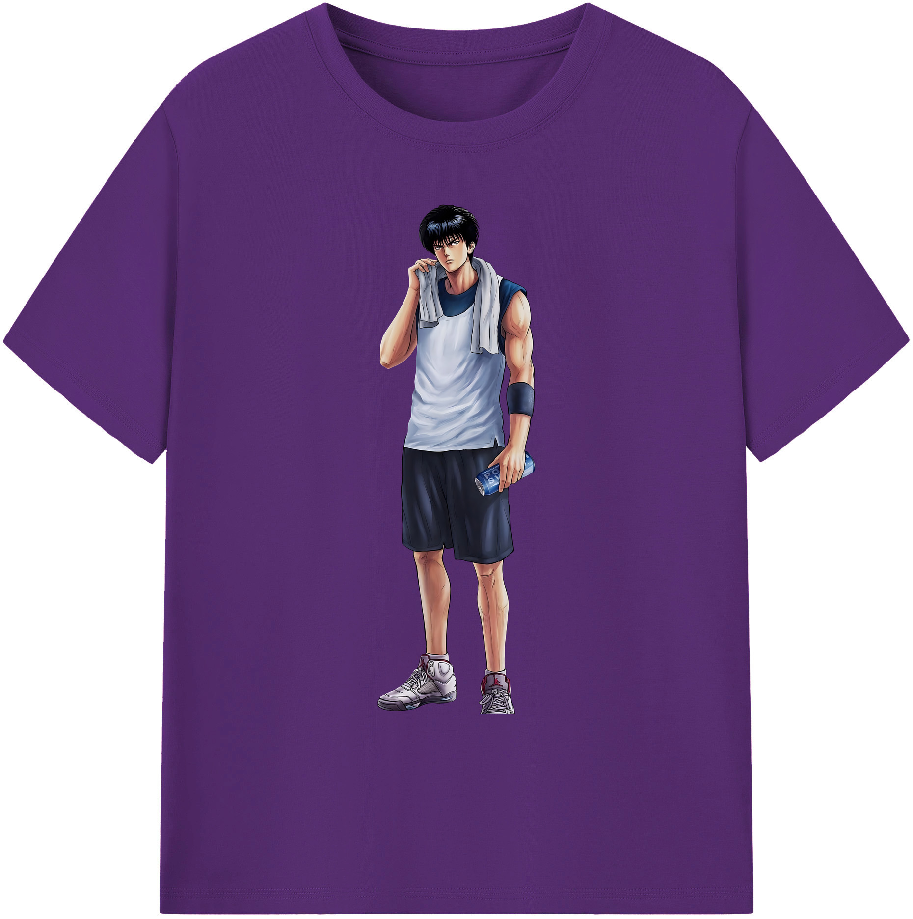 （画像用） SLAM DUNK／スラムダンク 綿100％ メンズ半袖Tシャツ｜肌触りやわらか＆通気性