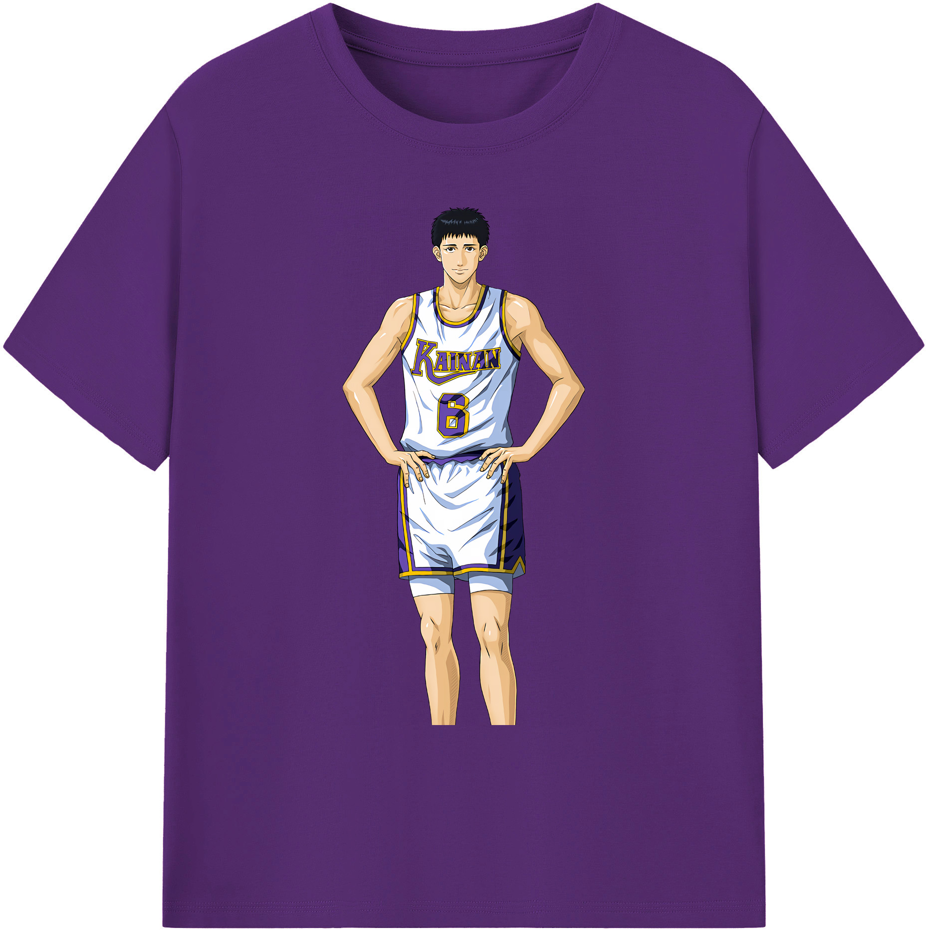 （画像用） SLAM DUNK／スラムダンク 綿100％ メンズ半袖Tシャツ｜肌触りやわらか＆通気性