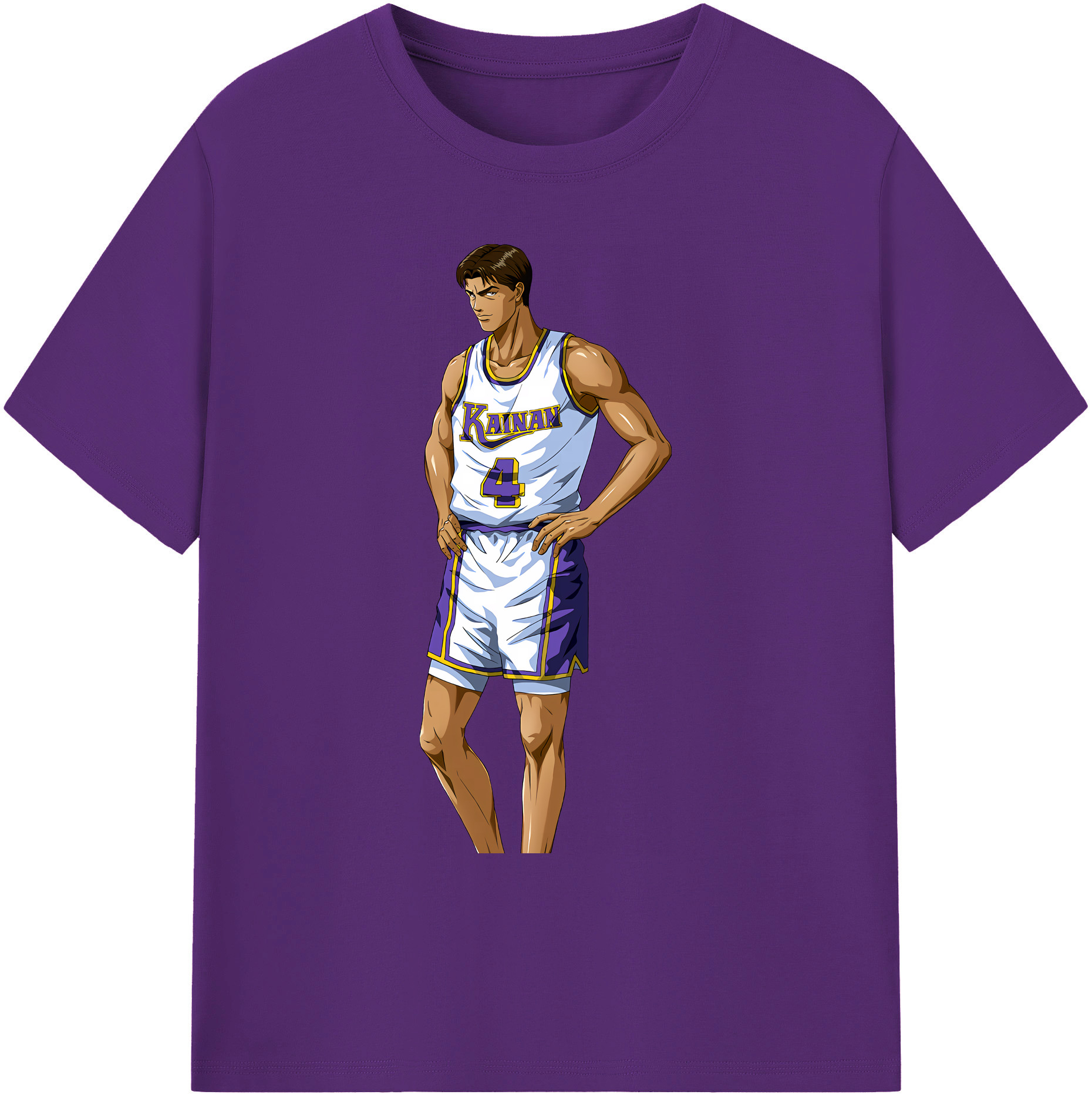 （画像用） SLAM DUNK／スラムダンク 綿100％ メンズ半袖Tシャツ｜肌触りやわらか＆通気性