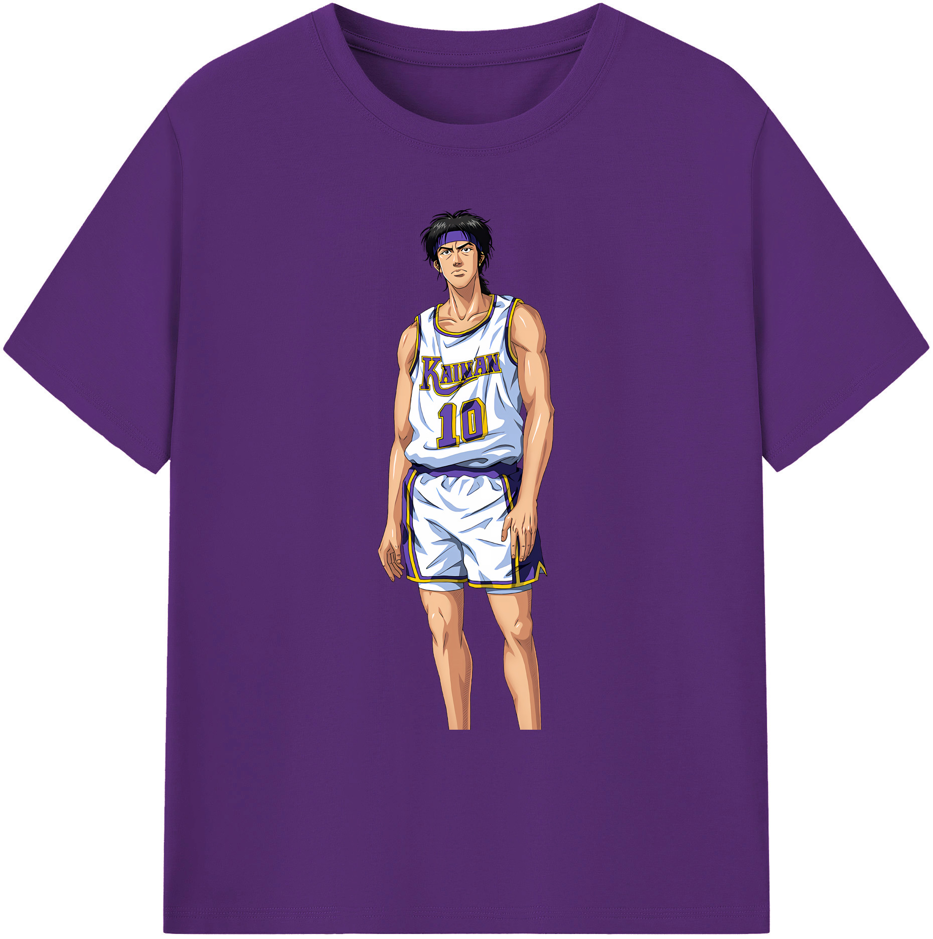 （画像用） SLAM DUNK／スラムダンク 綿100％ メンズ半袖Tシャツ｜肌触りやわらか＆通気性