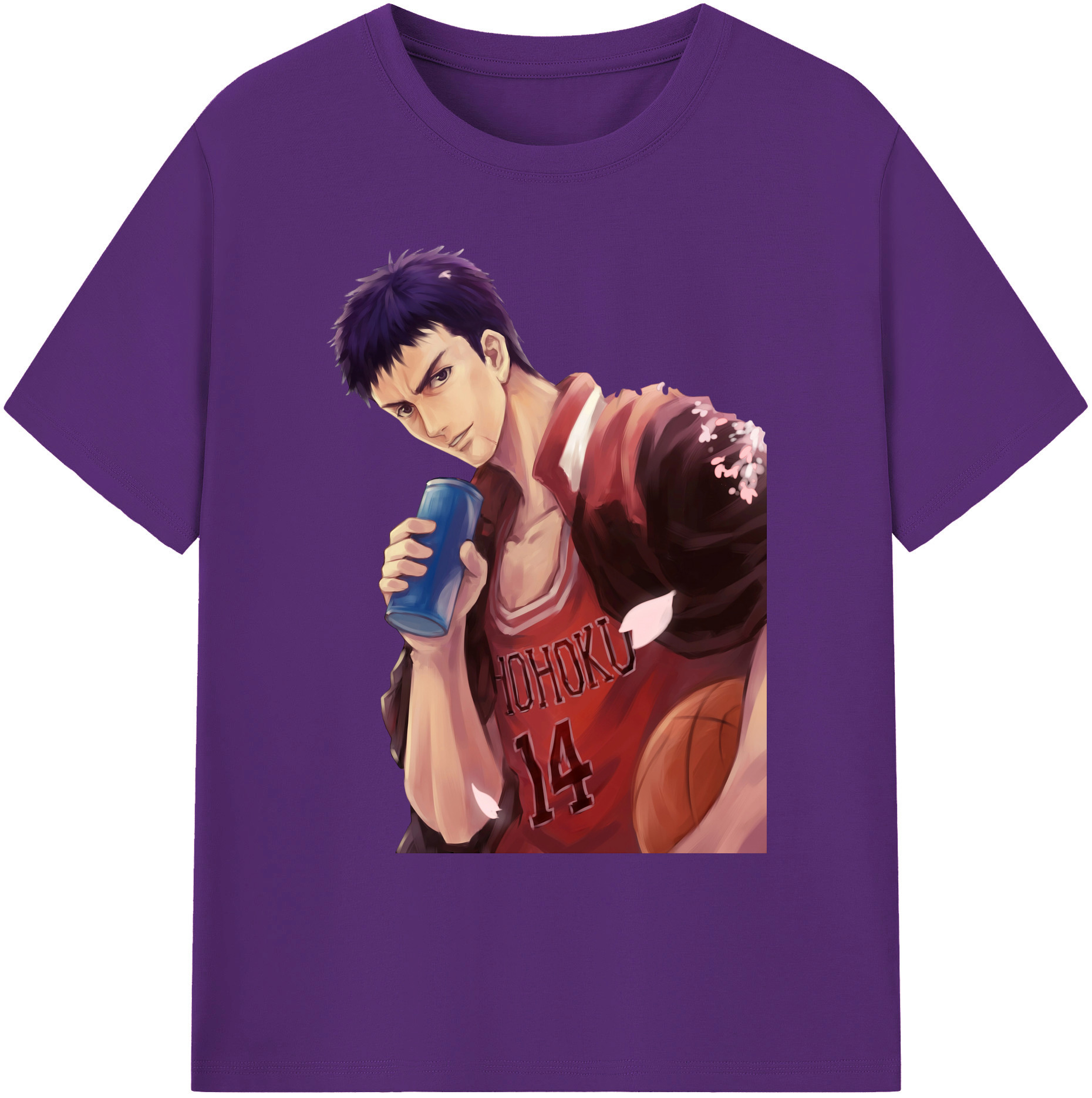 （画像用） SLAM DUNK／スラムダンク 綿100％ メンズ半袖Tシャツ｜肌触りやわらか＆通気性