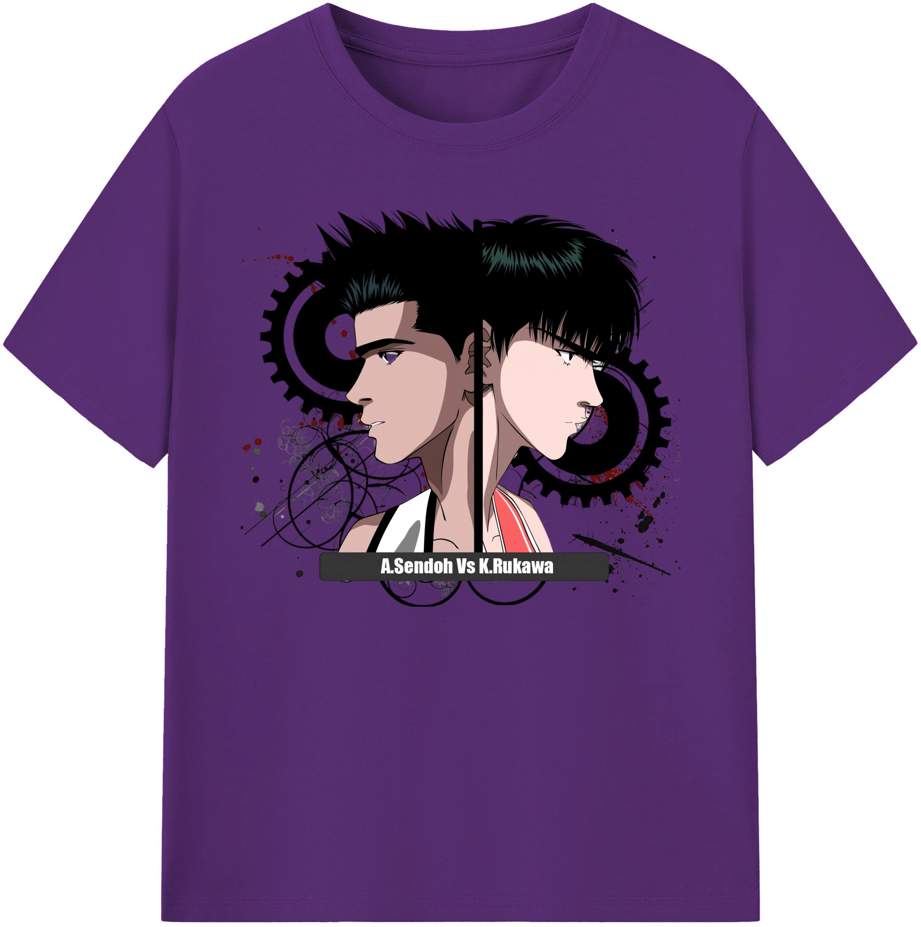 （画像用） SLAM DUNK／スラムダンク 綿100％ メンズ半袖Tシャツ｜肌触りやわらか＆通気性