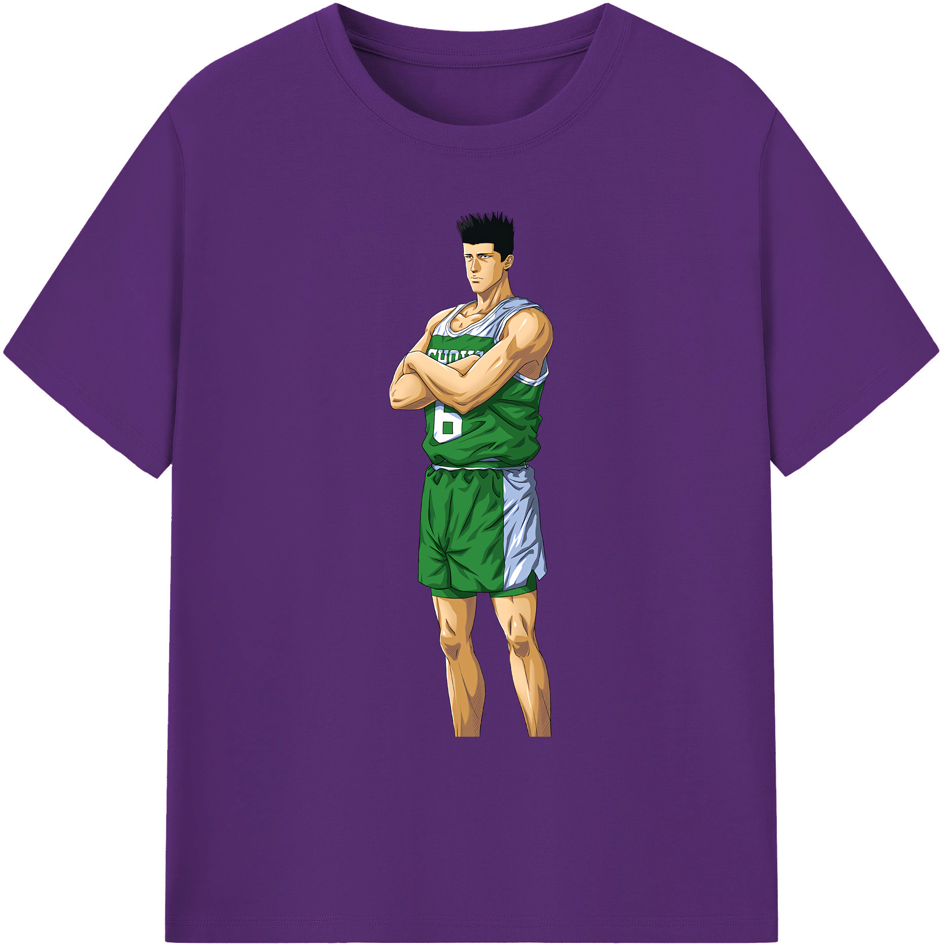 （画像用） SLAM DUNK／スラムダンク 綿100％ メンズ半袖Tシャツ｜肌触りやわらか＆通気性