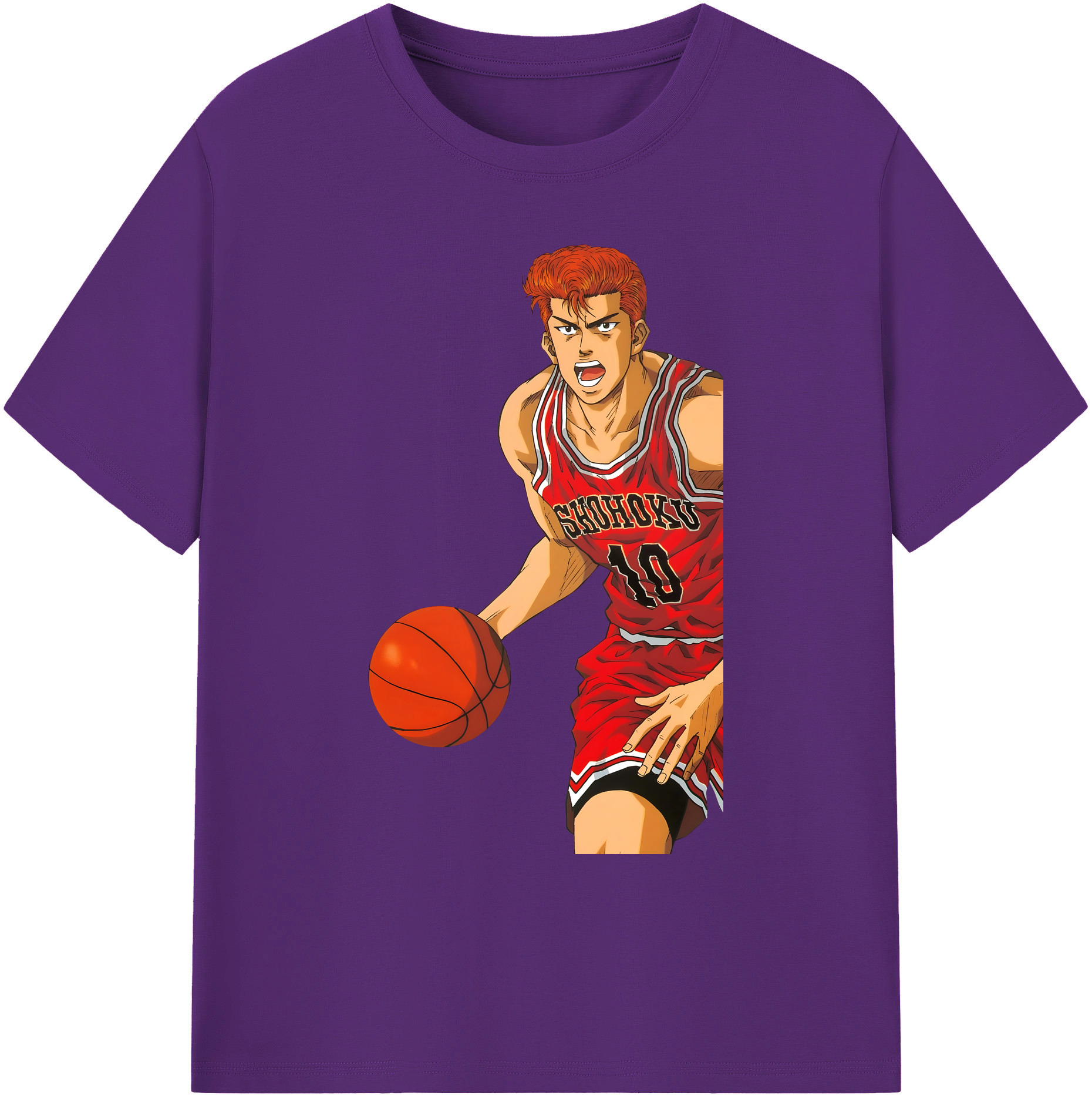 （画像用） SLAM DUNK／スラムダンク 綿100％ メンズ半袖Tシャツ｜肌触りやわらか＆通気性