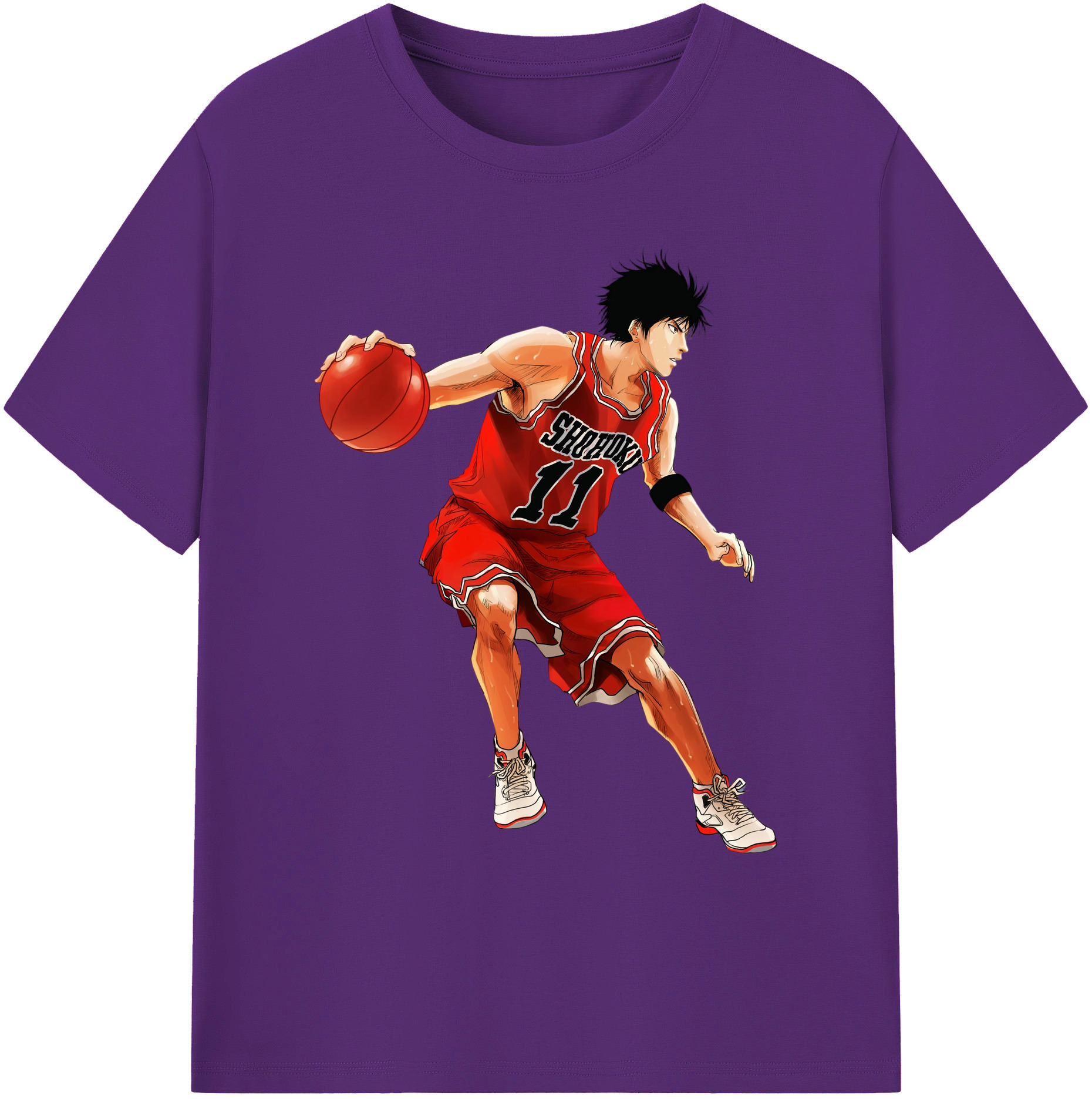 （画像用） SLAM DUNK／スラムダンク 綿100％ メンズ半袖Tシャツ｜肌触りやわらか＆通気性