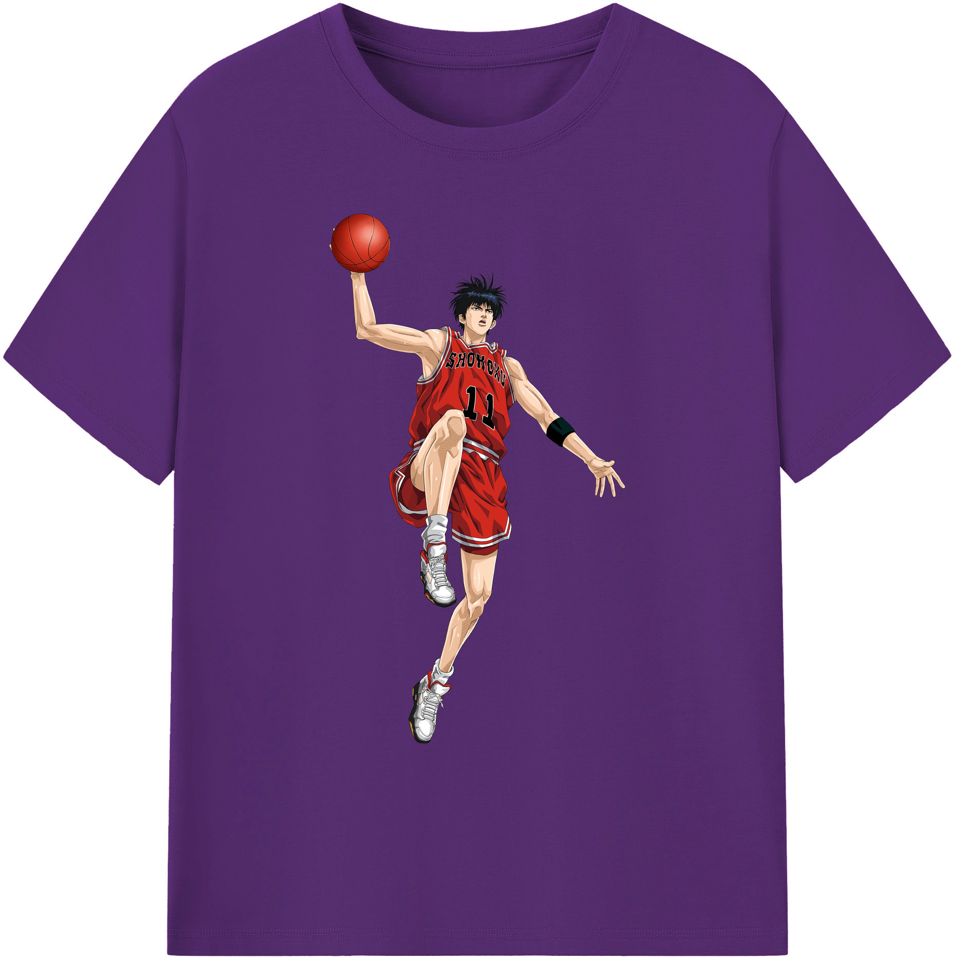 （画像用） SLAM DUNK／スラムダンク 綿100％ メンズ半袖Tシャツ｜肌触りやわらか＆通気性