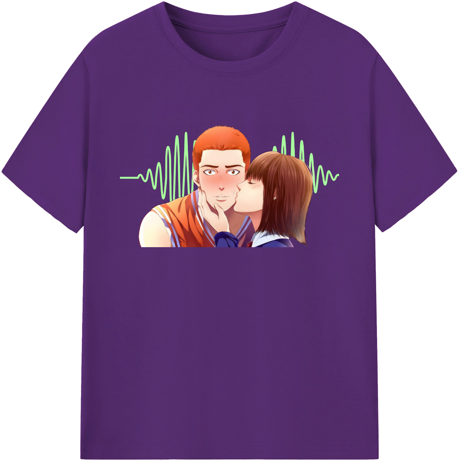 （画像用） SLAM DUNK／スラムダンク 綿100％ メンズ半袖Tシャツ｜肌触りやわらか＆通気性