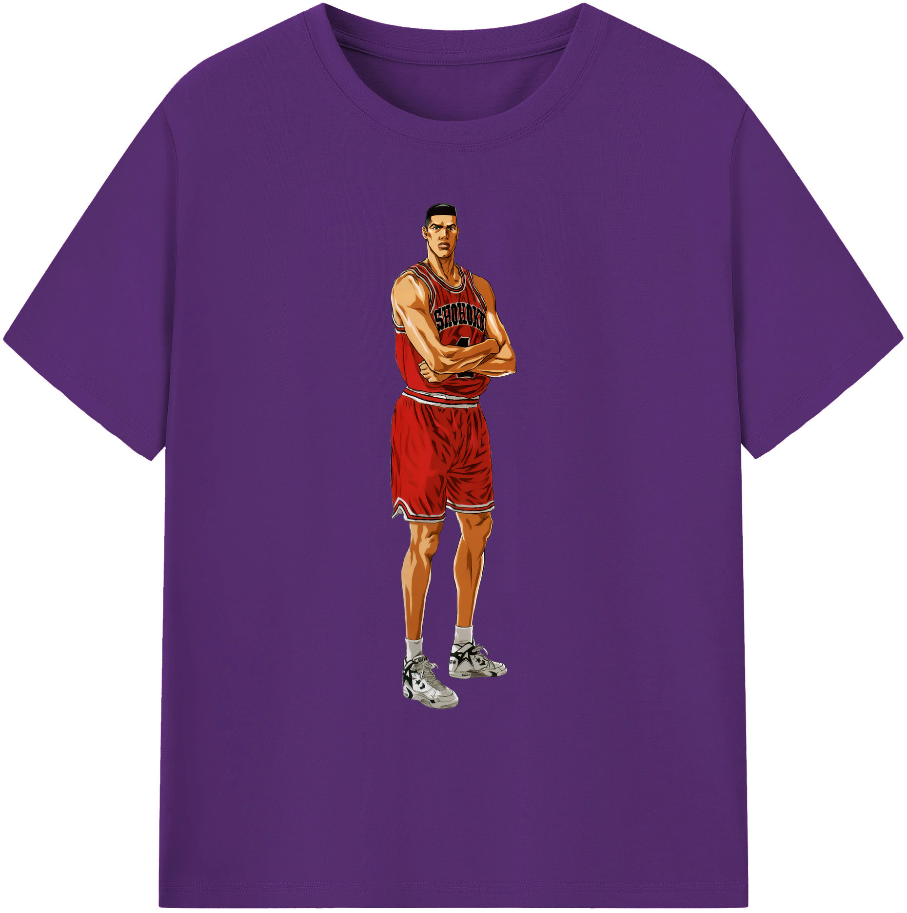 （画像用） SLAM DUNK／スラムダンク 綿100％ メンズ半袖Tシャツ｜肌触りやわらか＆通気性