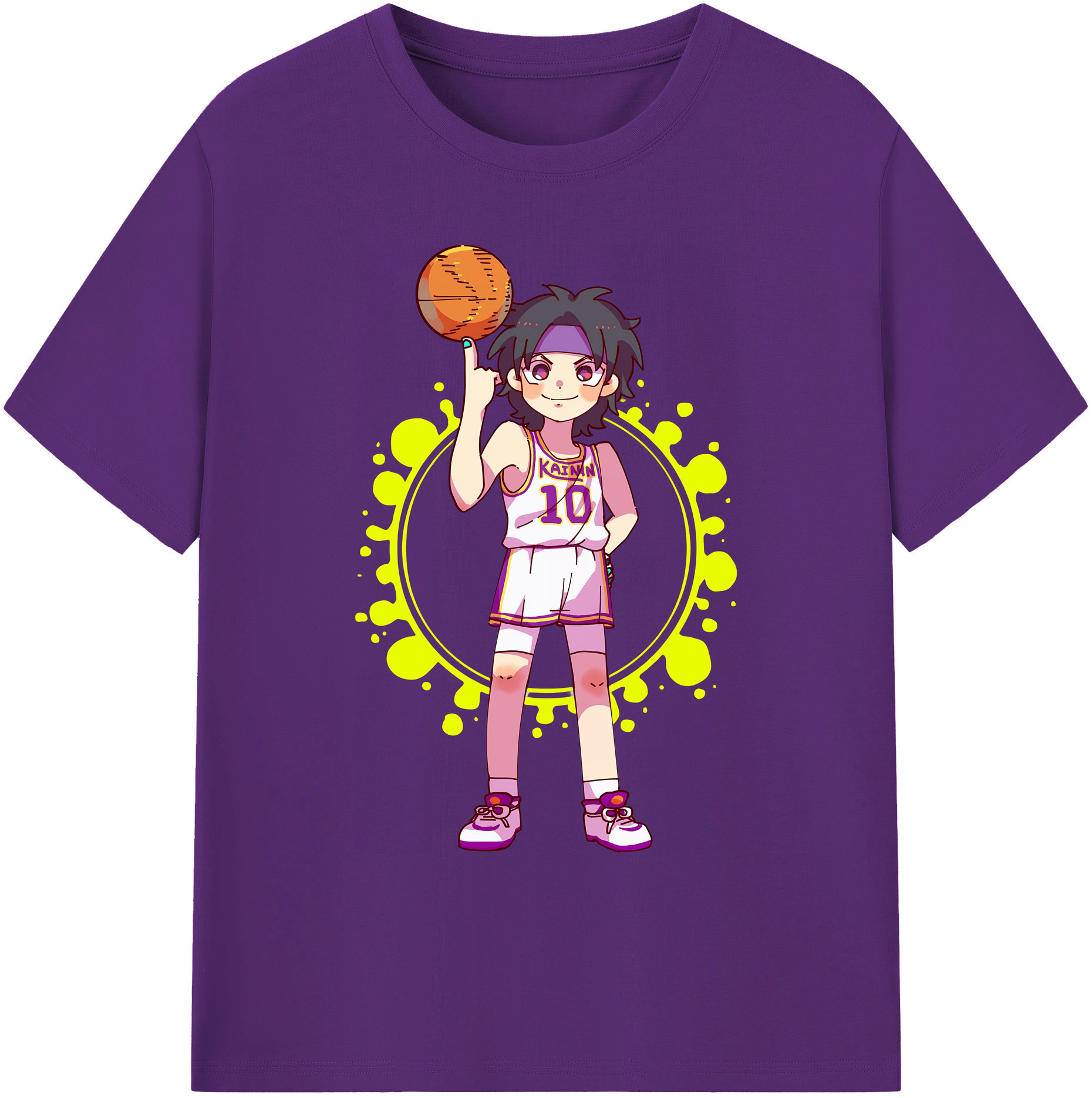 （画像用） SLAM DUNK／スラムダンク 綿100％ メンズ半袖Tシャツ｜肌触りやわらか＆通気性