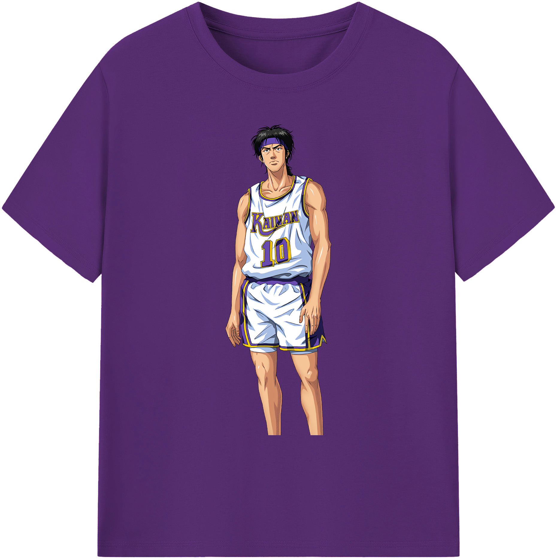 （画像用） SLAM DUNK／スラムダンク 綿100％ メンズ半袖Tシャツ｜肌触りやわらか＆通気性