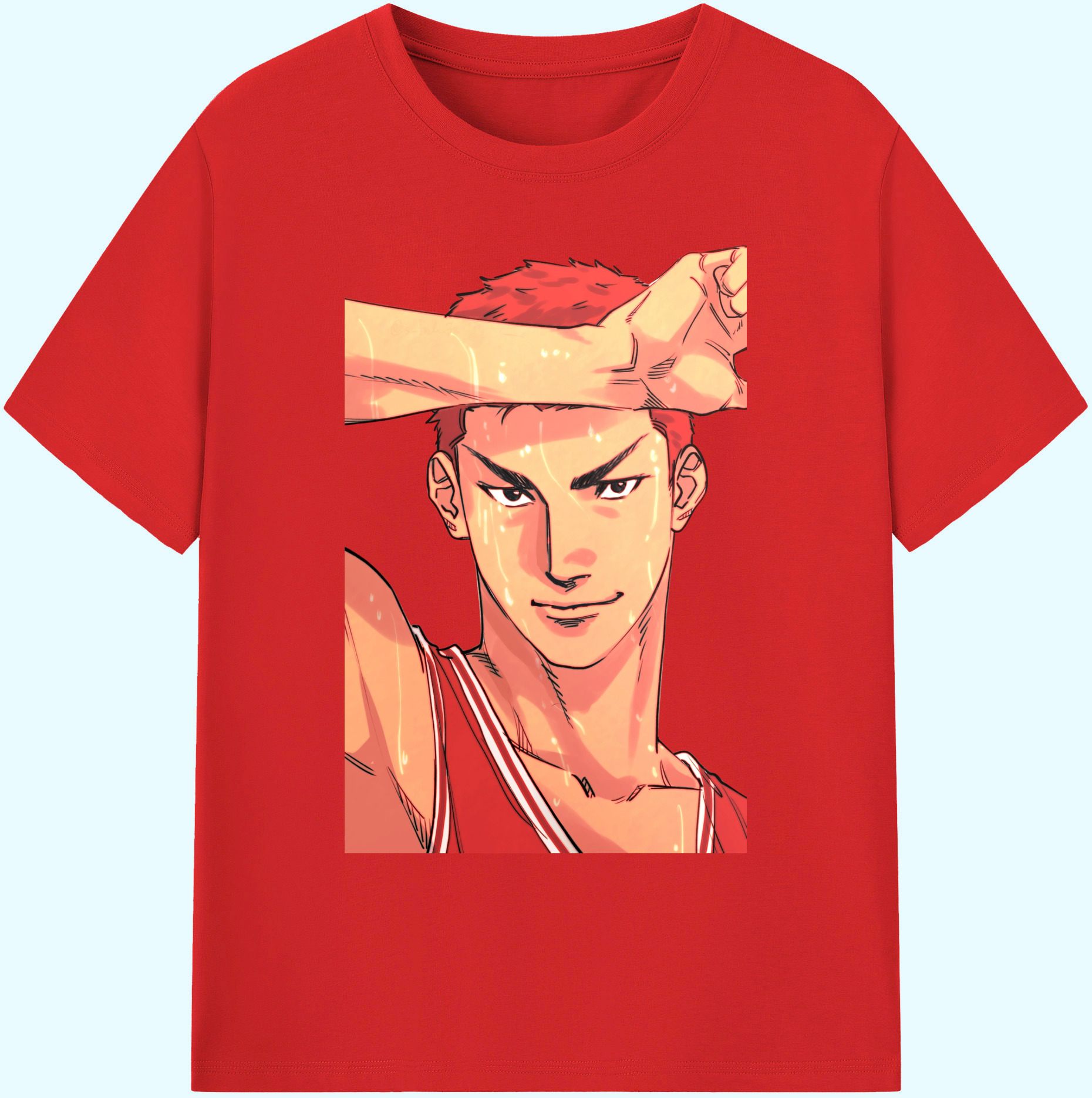 （画像用） SLAM DUNK／スラムダンク 綿100％ メンズ半袖Tシャツ｜肌触りやわらか＆通気性