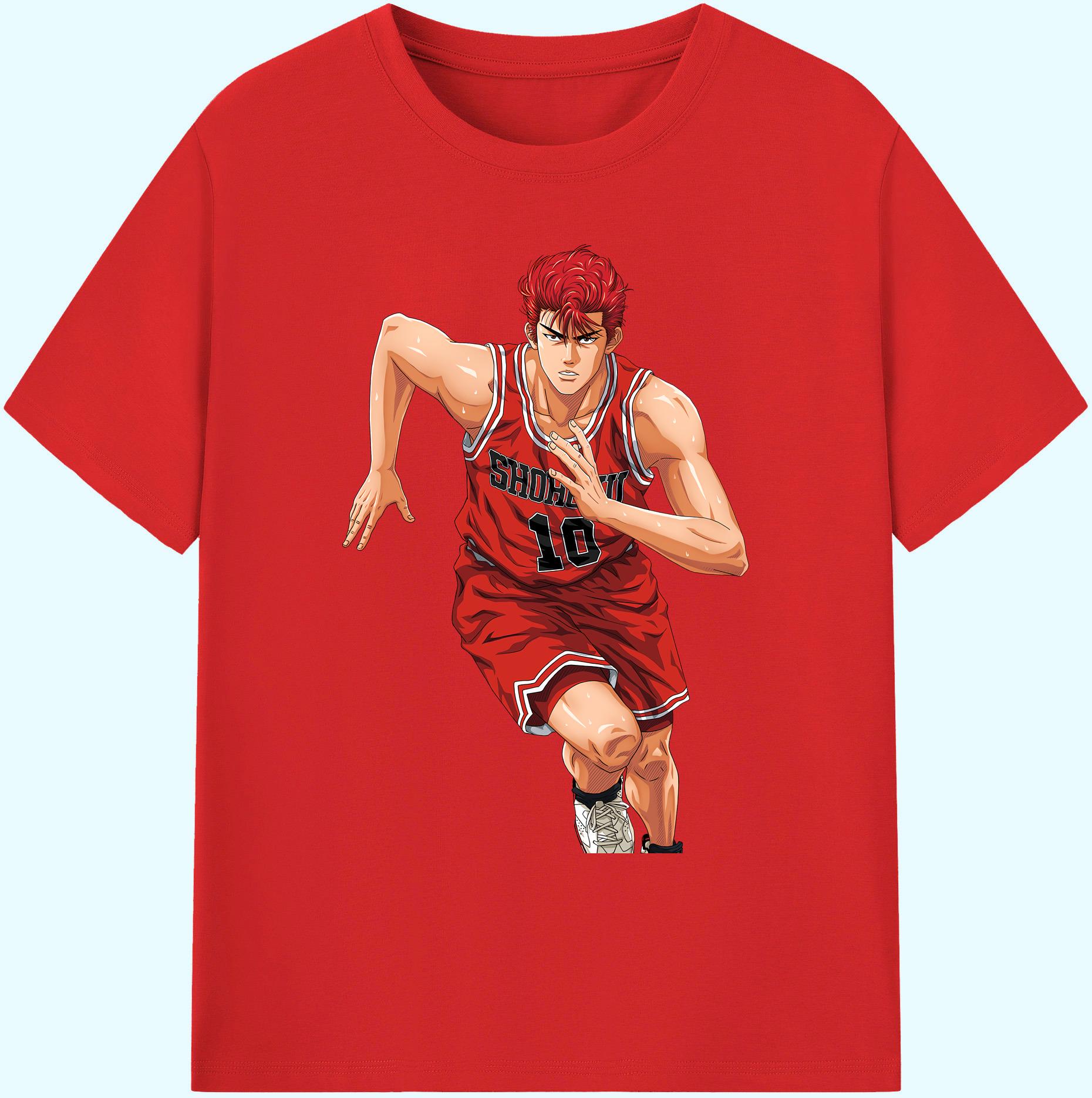 （画像用） SLAM DUNK／スラムダンク 綿100％ メンズ半袖Tシャツ｜肌触りやわらか＆通気性