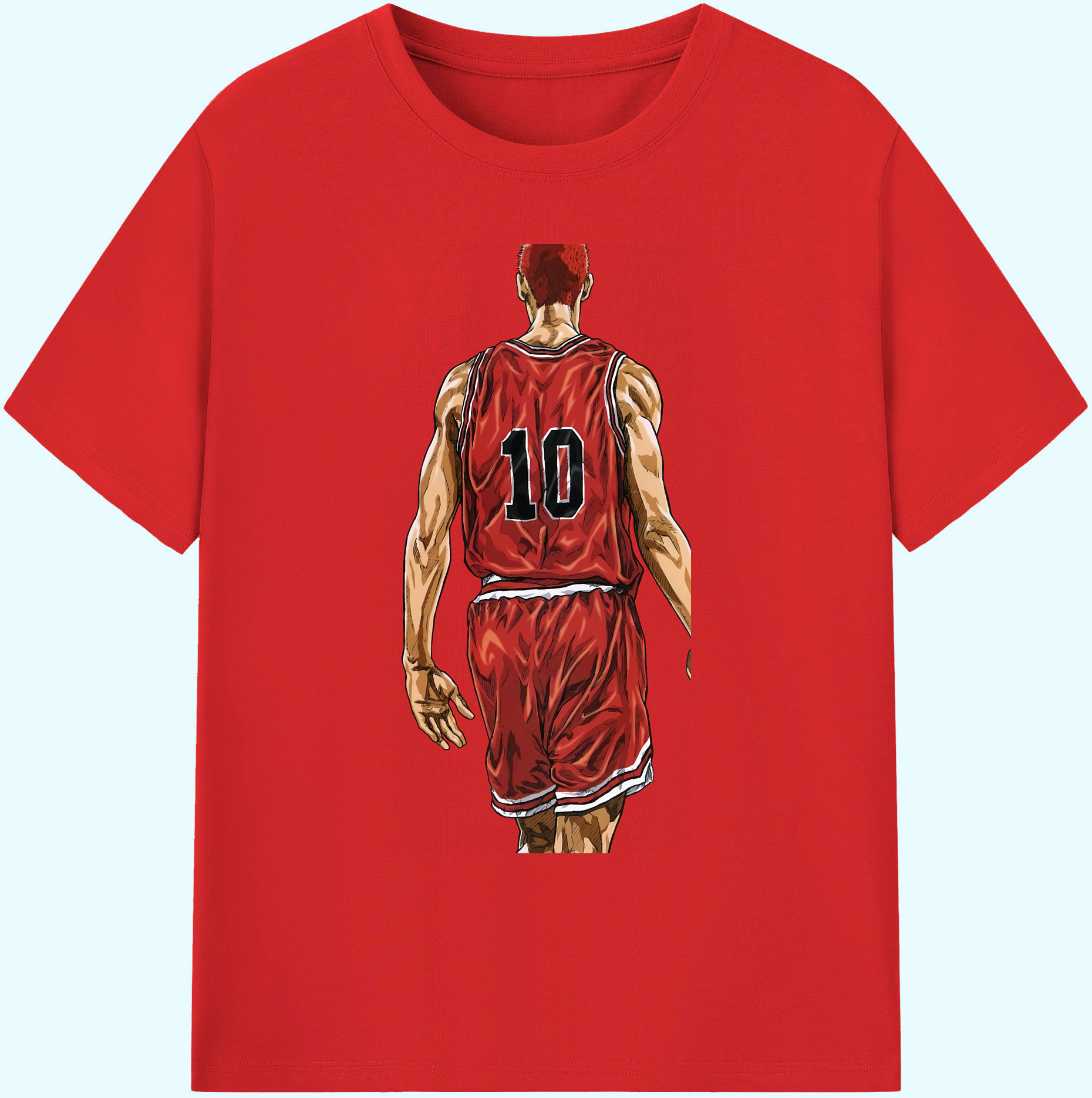 （画像用） SLAM DUNK／スラムダンク 綿100％ メンズ半袖Tシャツ｜肌触りやわらか＆通気性