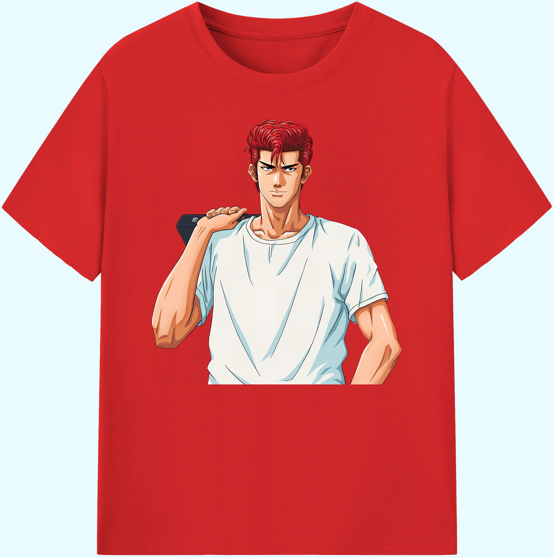 （画像用） SLAM DUNK／スラムダンク 綿100％ メンズ半袖Tシャツ｜肌触りやわらか＆通気性