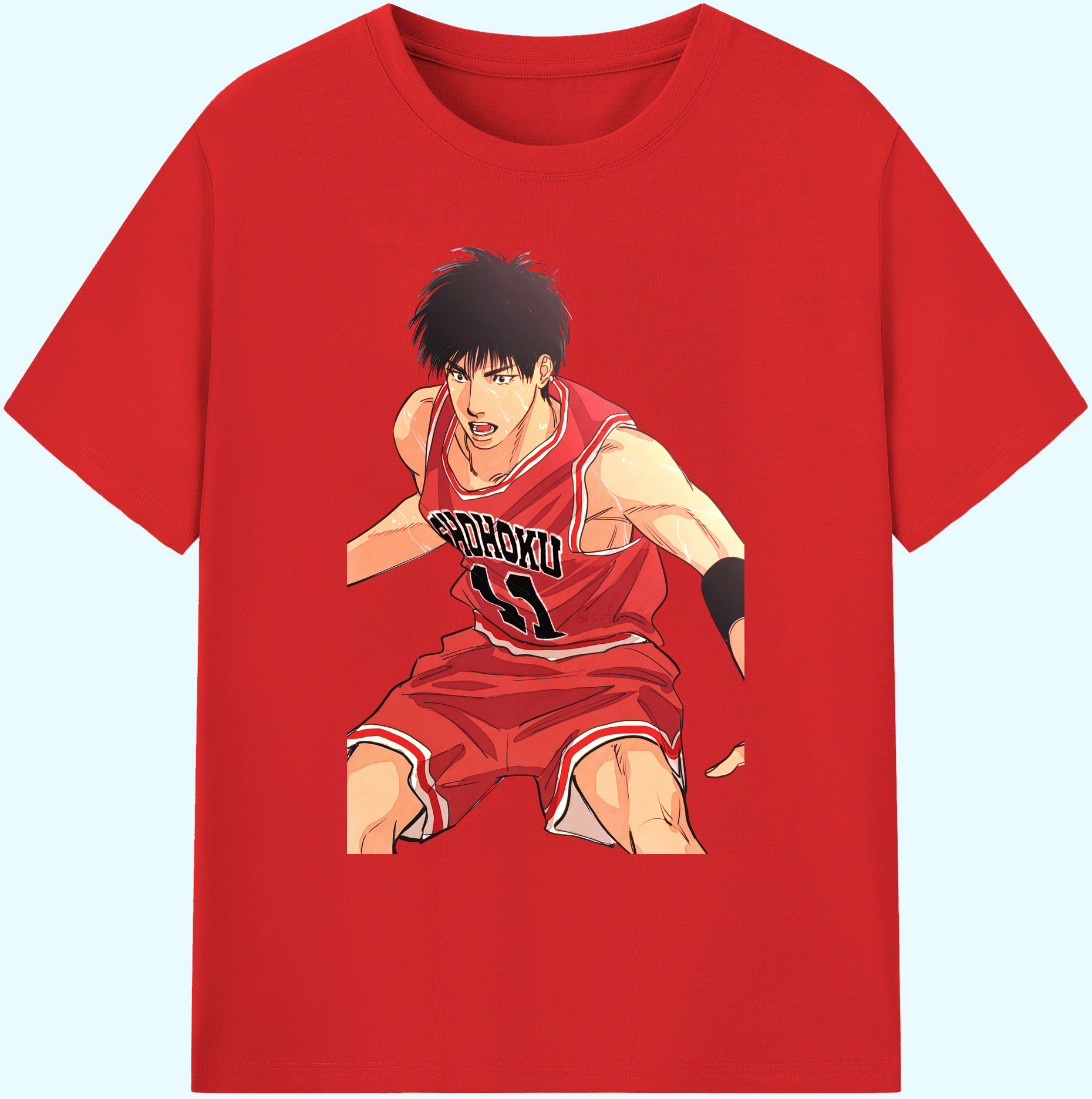 （画像用） SLAM DUNK／スラムダンク 綿100％ メンズ半袖Tシャツ｜肌触りやわらか＆通気性