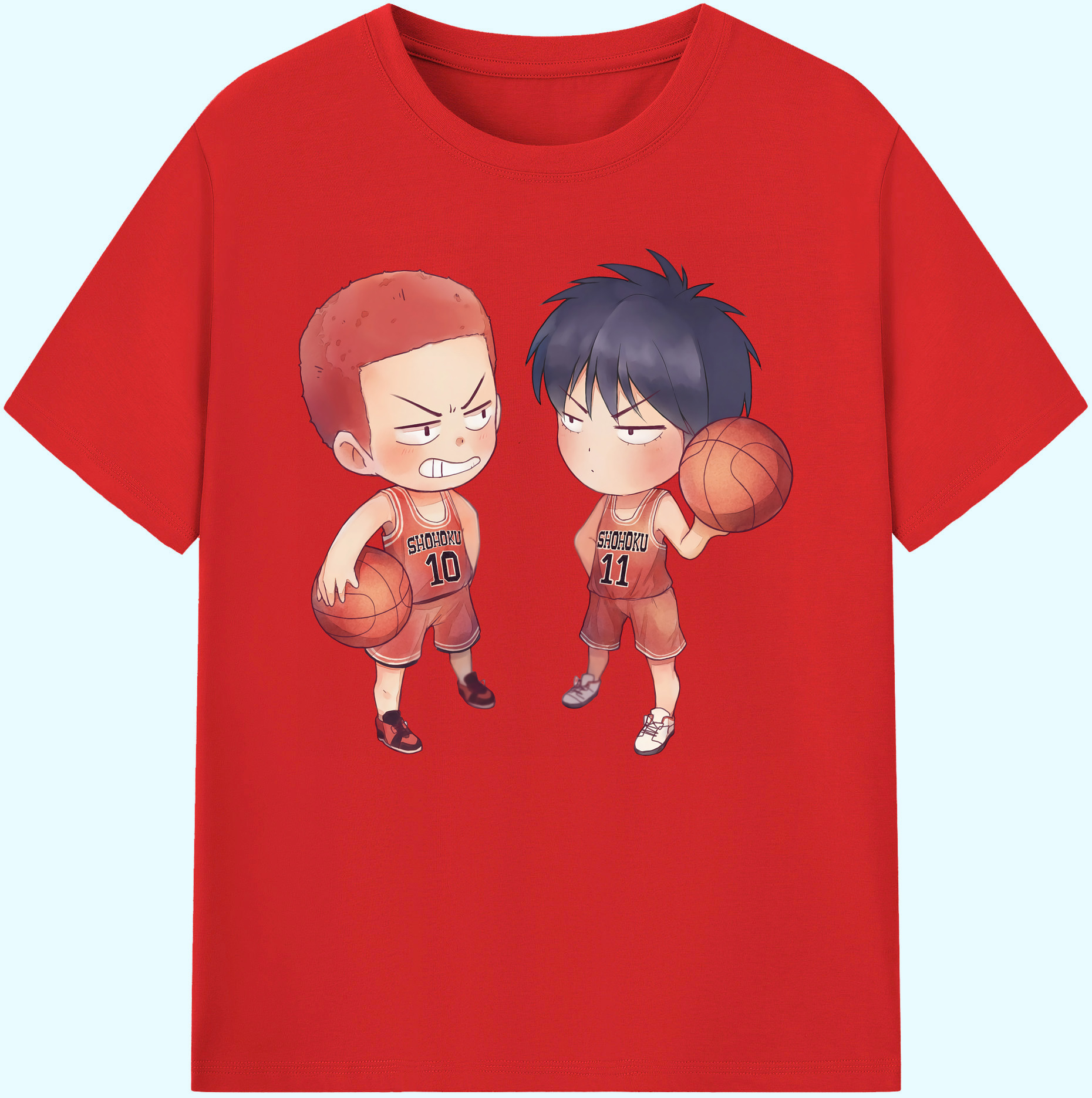 （画像用） SLAM DUNK／スラムダンク 綿100％ メンズ半袖Tシャツ｜肌触りやわらか＆通気性