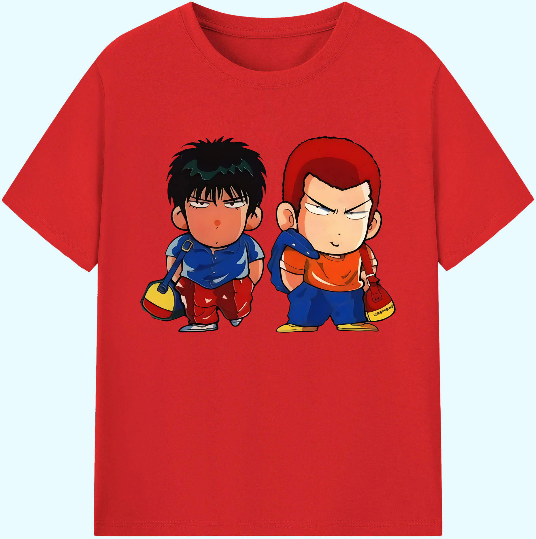 （画像用） SLAM DUNK／スラムダンク 綿100％ メンズ半袖Tシャツ｜肌触りやわらか＆通気性