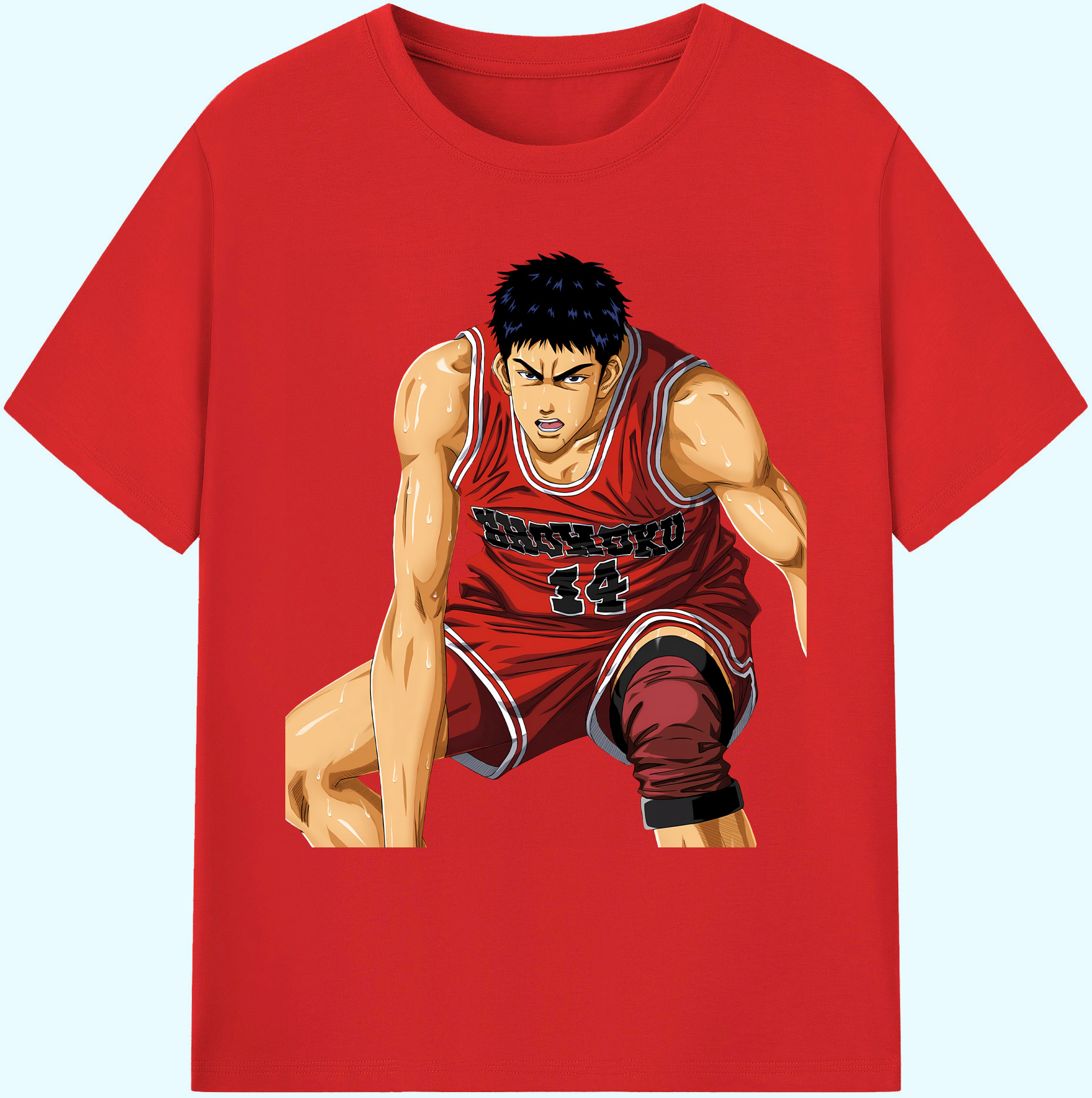 （画像用） SLAM DUNK／スラムダンク 綿100％ メンズ半袖Tシャツ｜肌触りやわらか＆通気性