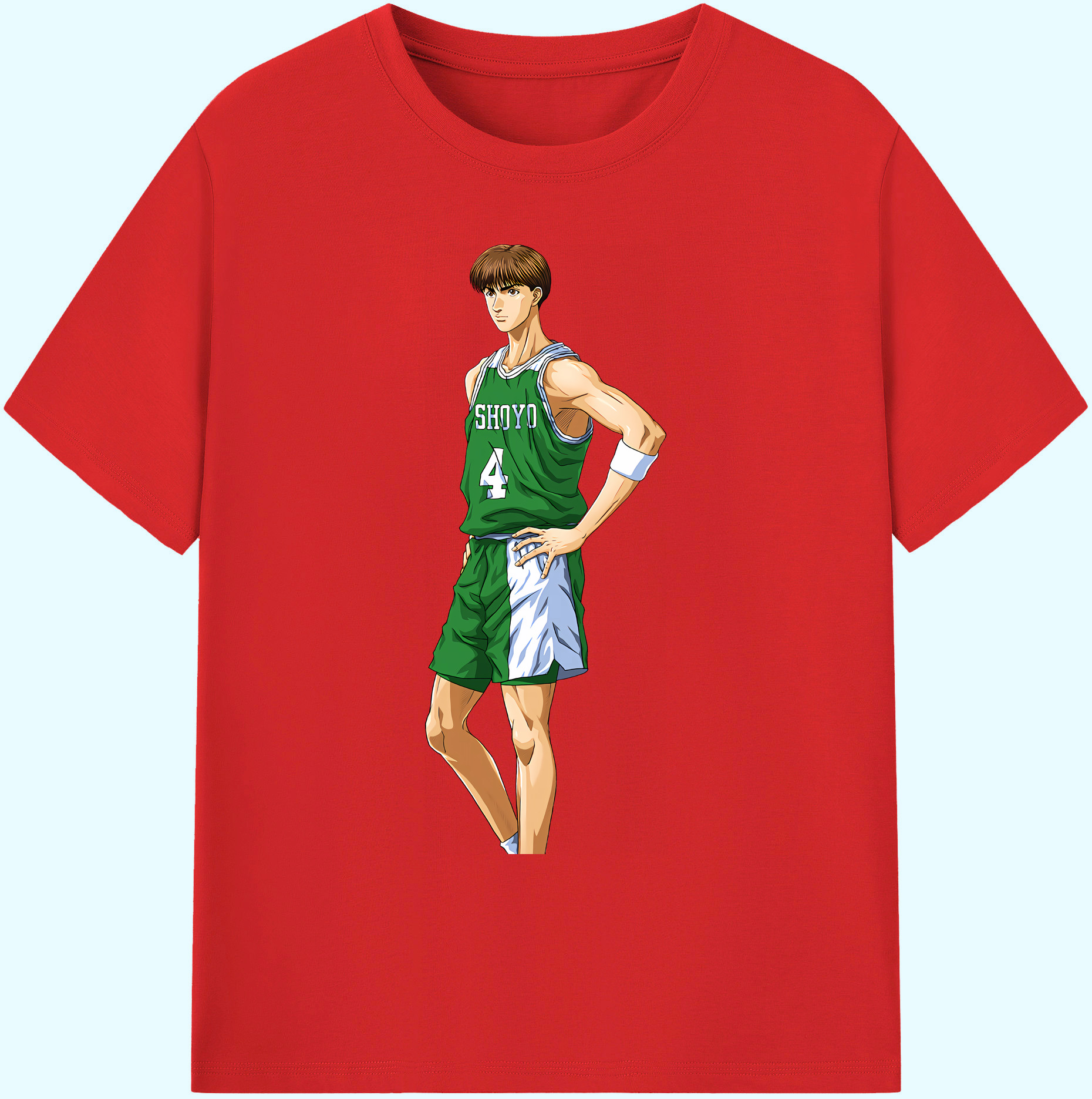 （画像用） SLAM DUNK／スラムダンク 綿100％ メンズ半袖Tシャツ｜肌触りやわらか＆通気性
