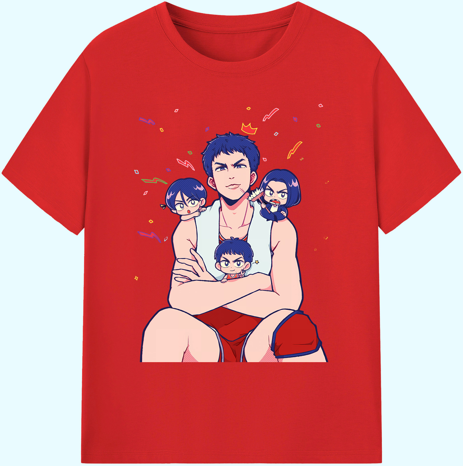 （画像用） SLAM DUNK／スラムダンク 綿100％ メンズ半袖Tシャツ｜肌触りやわらか＆通気性