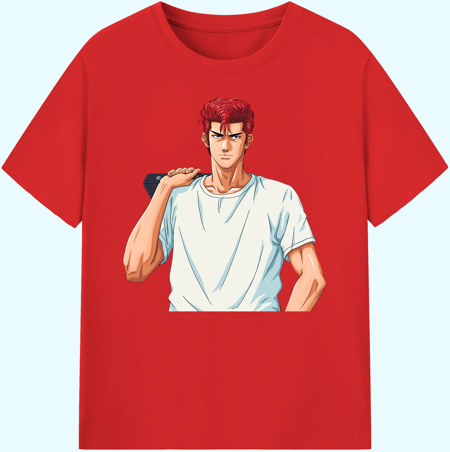 （画像用） SLAM DUNK／スラムダンク 綿100％ メンズ半袖Tシャツ｜肌触りやわらか＆通気性