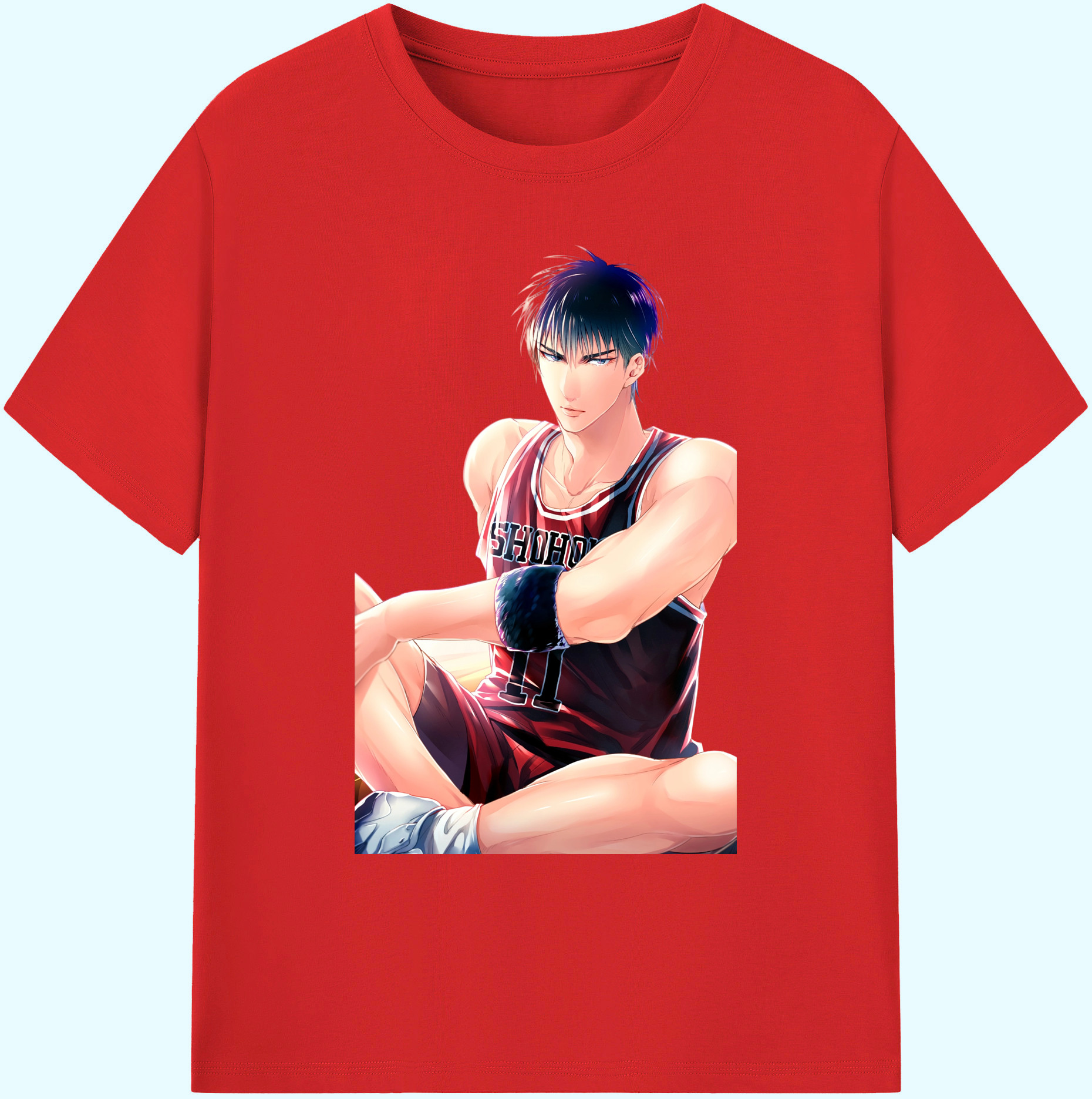（画像用） SLAM DUNK／スラムダンク 綿100％ メンズ半袖Tシャツ｜肌触りやわらか＆通気性