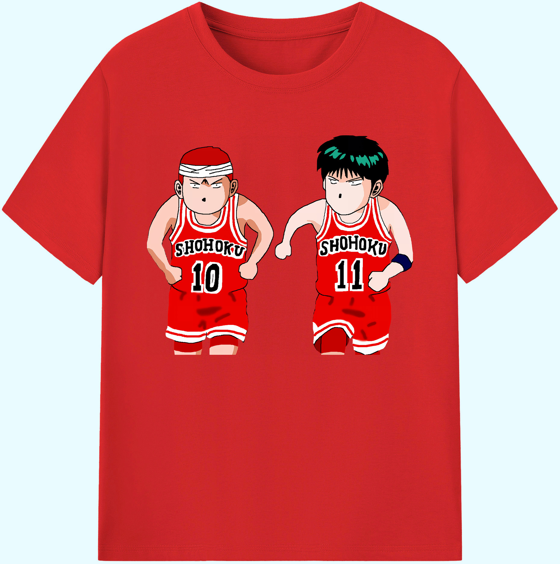 （画像用） SLAM DUNK／スラムダンク 綿100％ メンズ半袖Tシャツ｜肌触りやわらか＆通気性