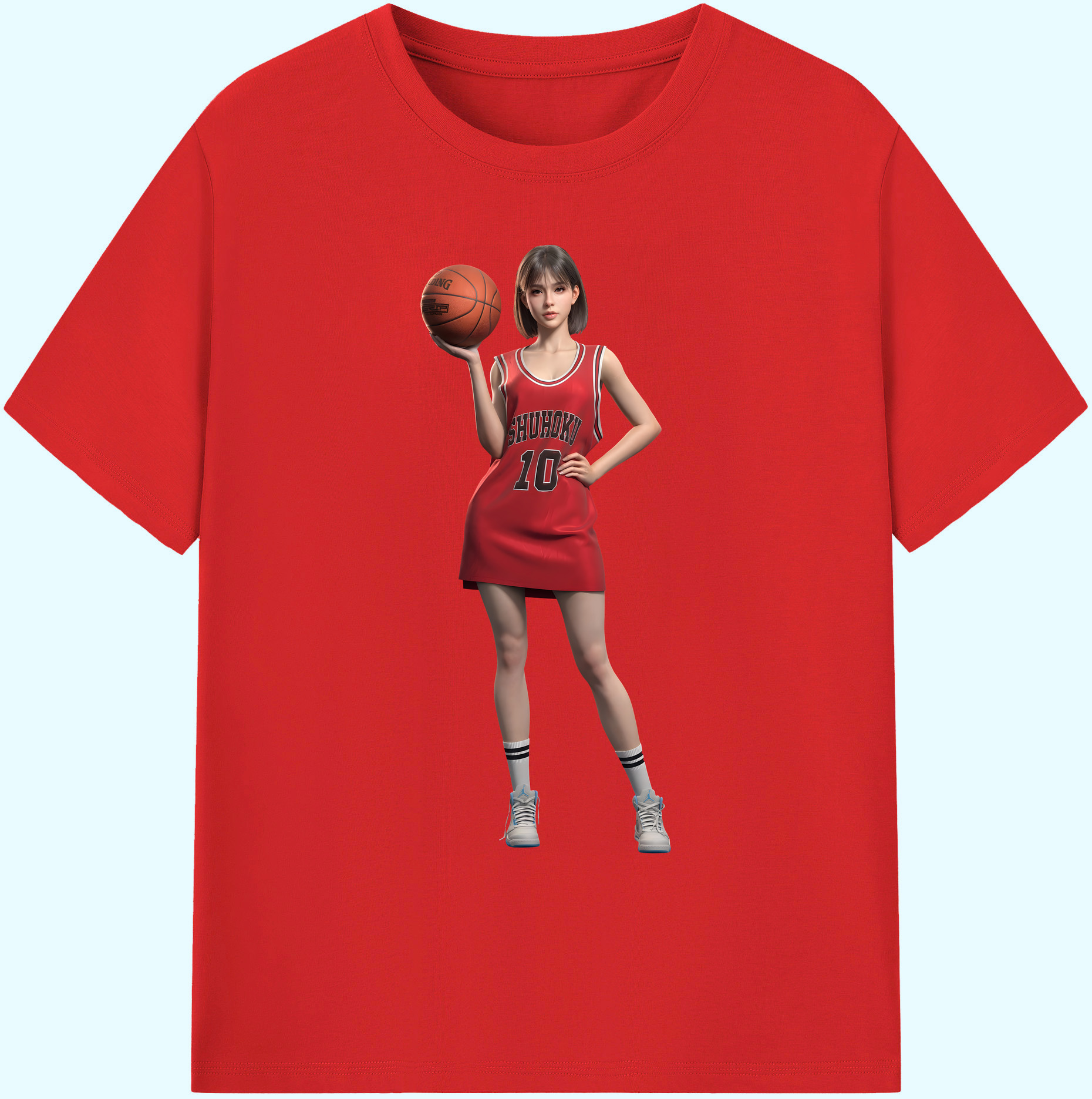 （画像用） SLAM DUNK／スラムダンク 綿100％ メンズ半袖Tシャツ｜肌触りやわらか＆通気性
