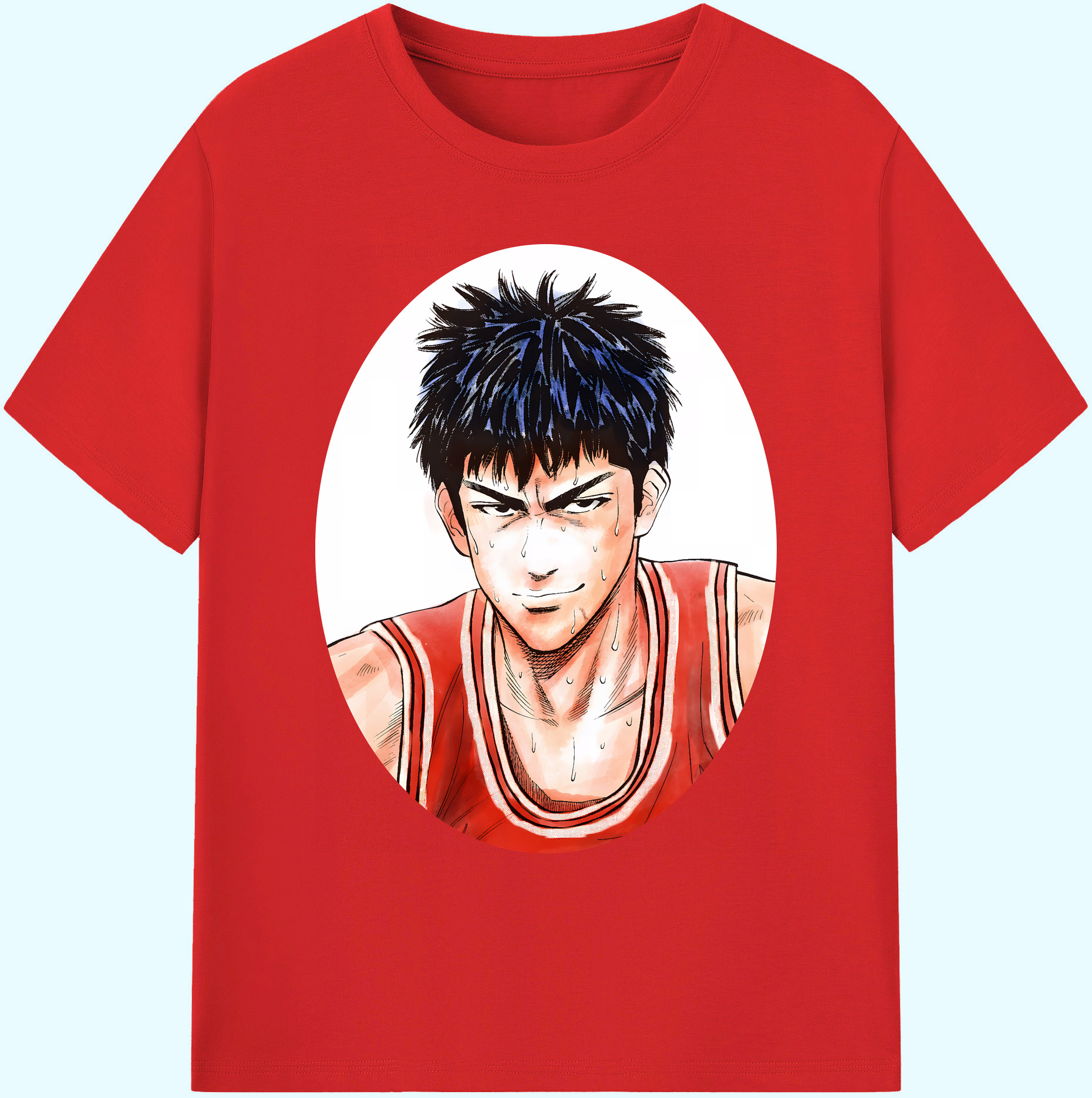 （画像用） SLAM DUNK／スラムダンク 綿100％ メンズ半袖Tシャツ｜肌触りやわらか＆通気性
